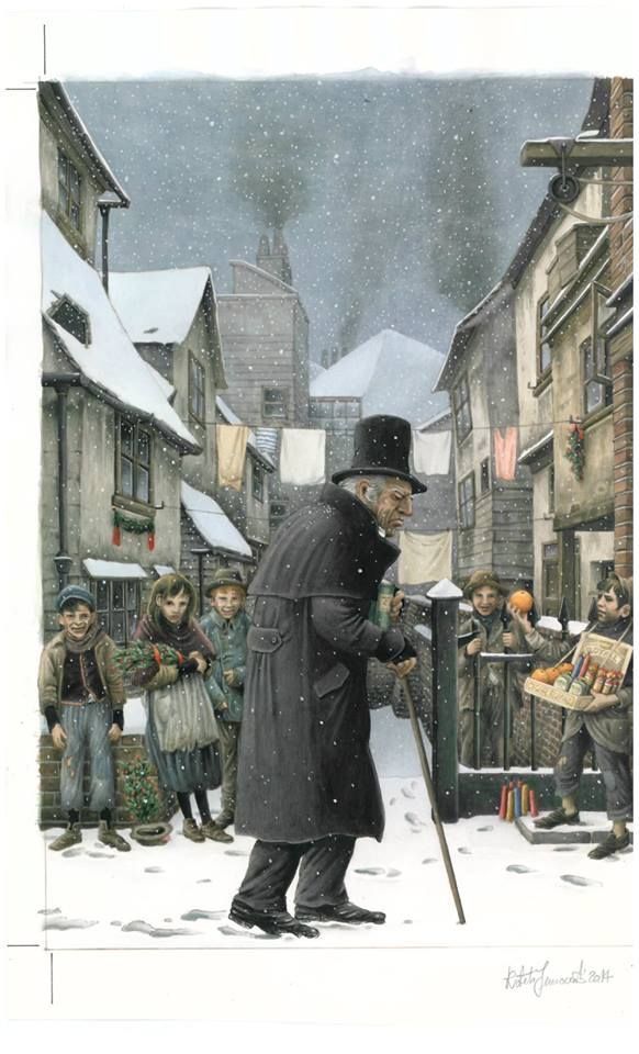 Scrooge (5.6 oz) - Batt in a Braid #60- Southdown/ Bfl/ Bio-nylon (50/25/25)