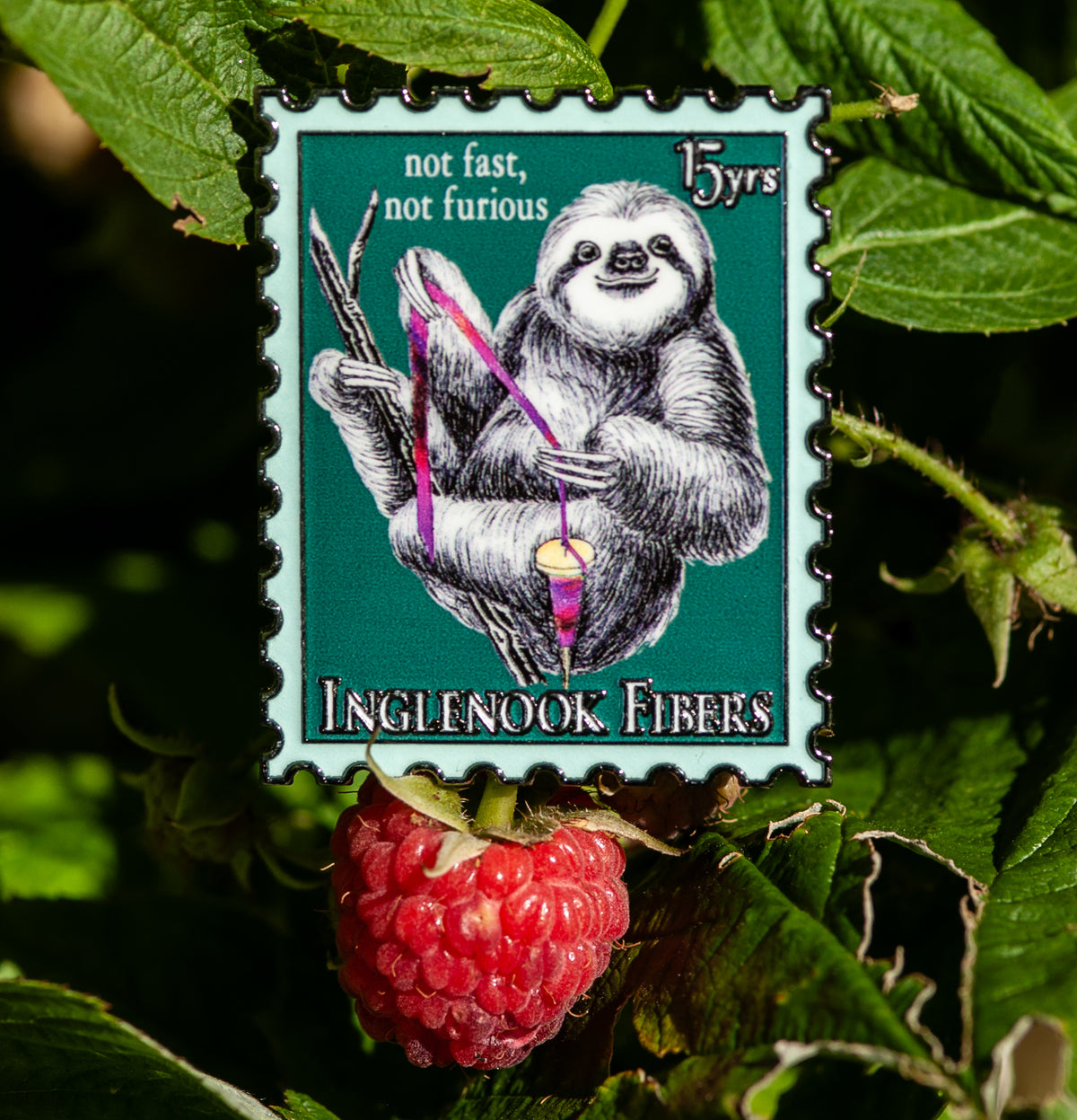 Spinning Sloth Pin