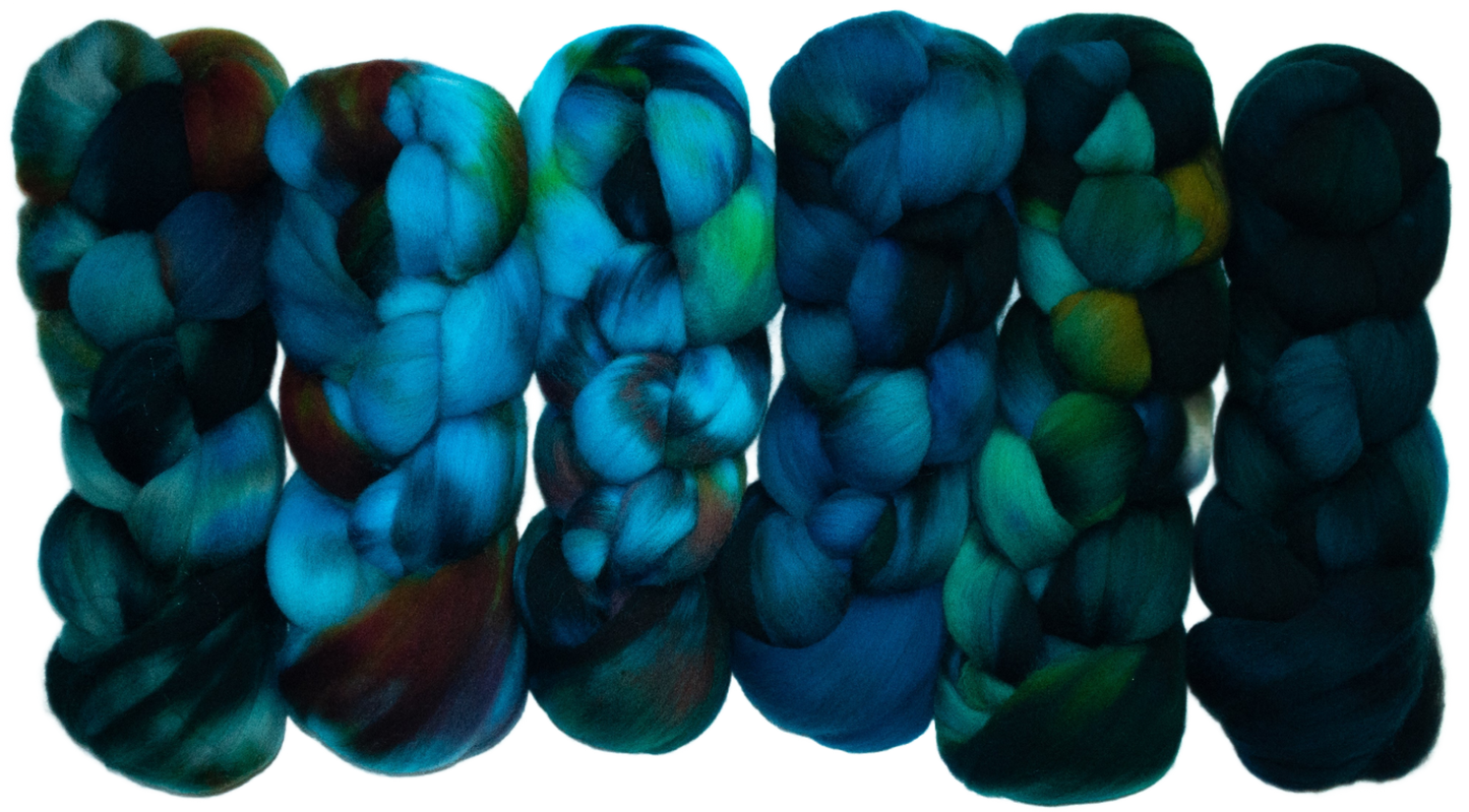 Hope Springs Eternal -Gradient Braid Set -(8.9 oz.) Targhee (23 mic.)