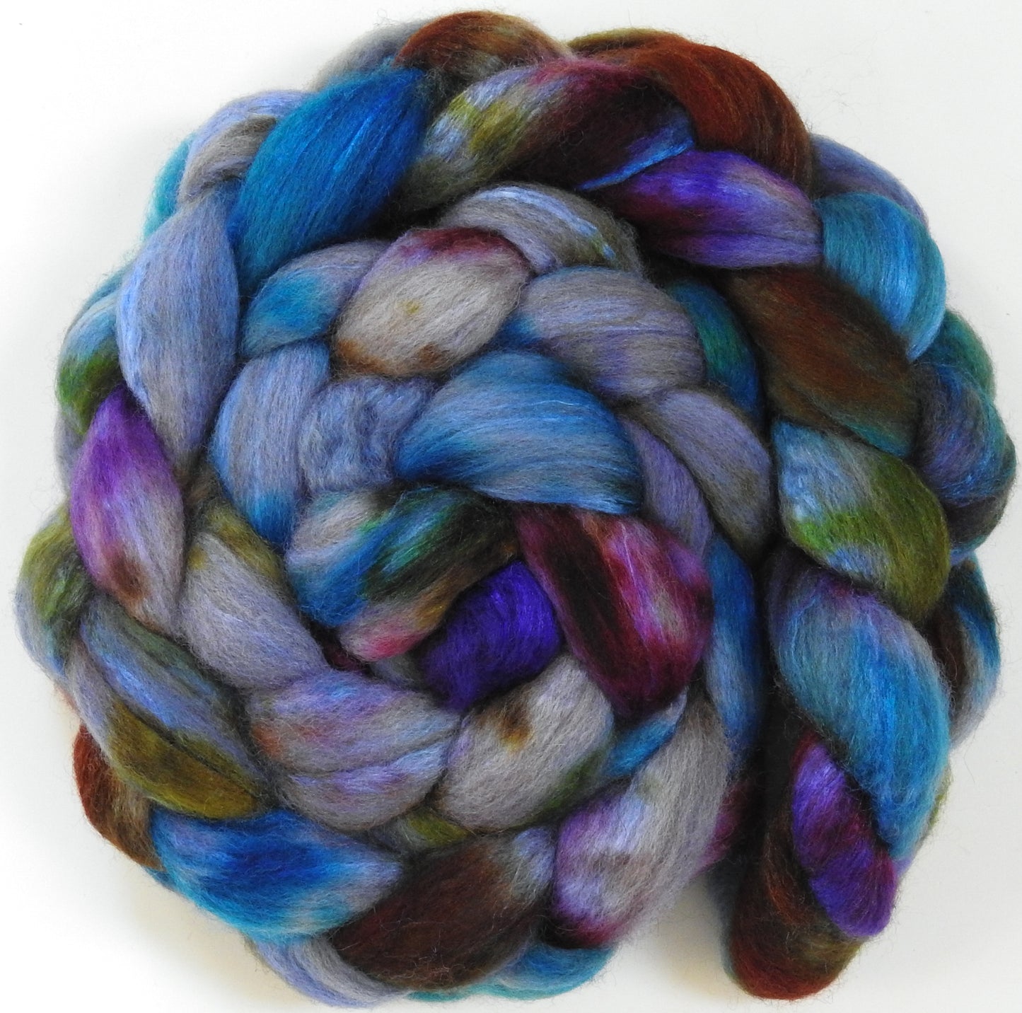 Spanish Bluebells - Mixed Bfl/tussah silk (85/15)