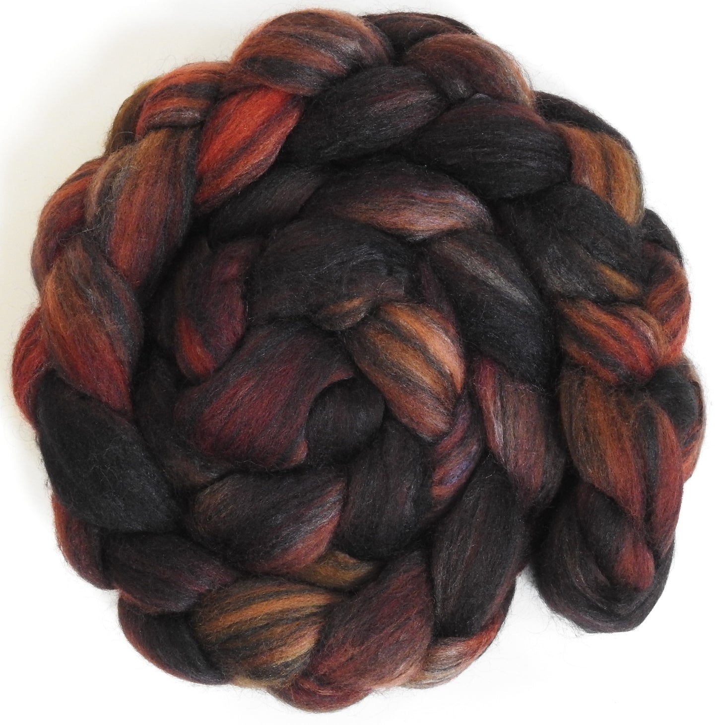 Original -6 (5.2 oz) Batt in a Braid #64 (Cormo/ Grey Cashgora/ Tussah Silk (50/25/25)
