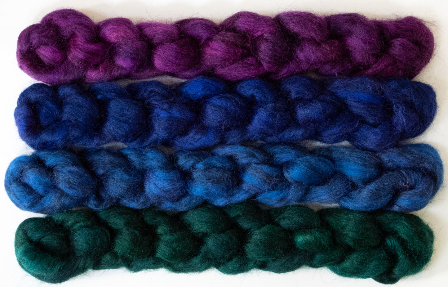 Blue set - (5.5 oz) Grey Gotland / Masham (65/35)