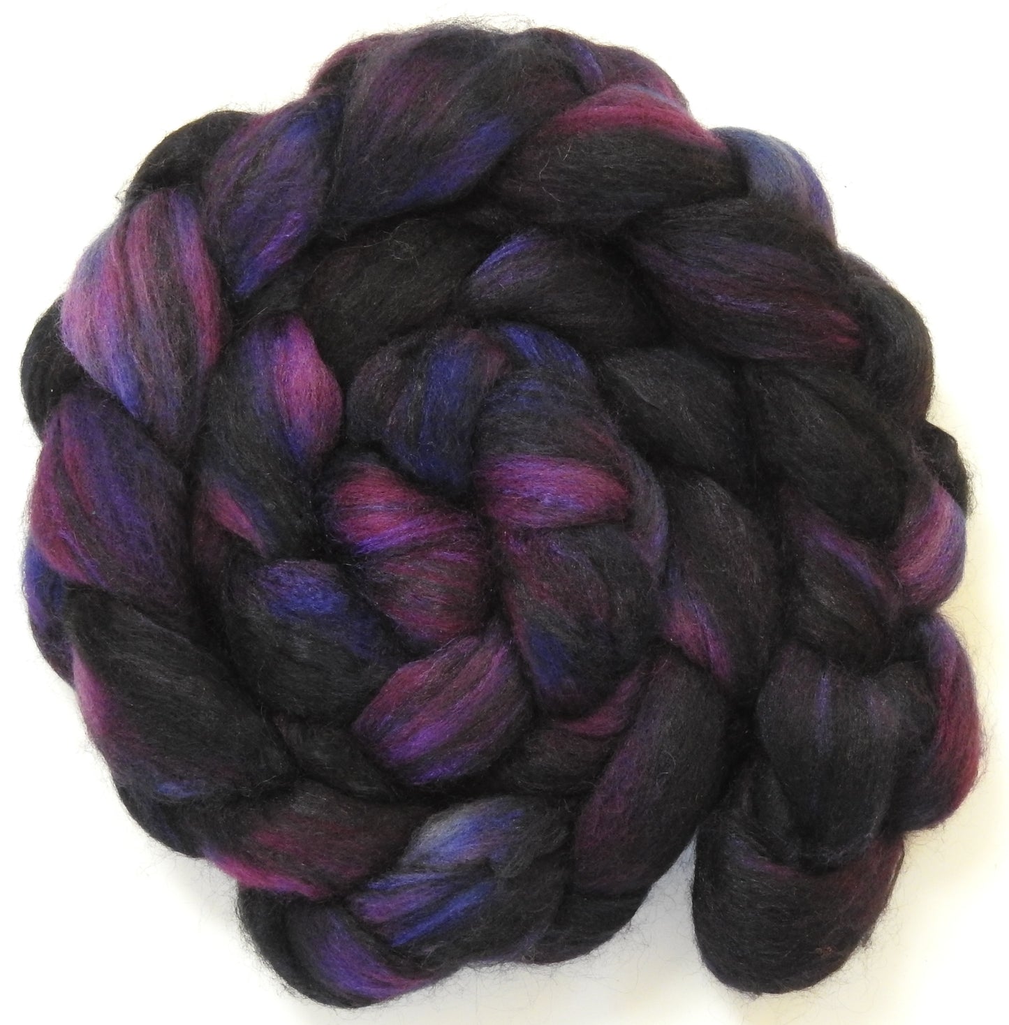 Original - 20 (5.2 oz) Batt in a Braid #64 (Cormo/ Grey Cashgora/ Tussah Silk (50/25/25)