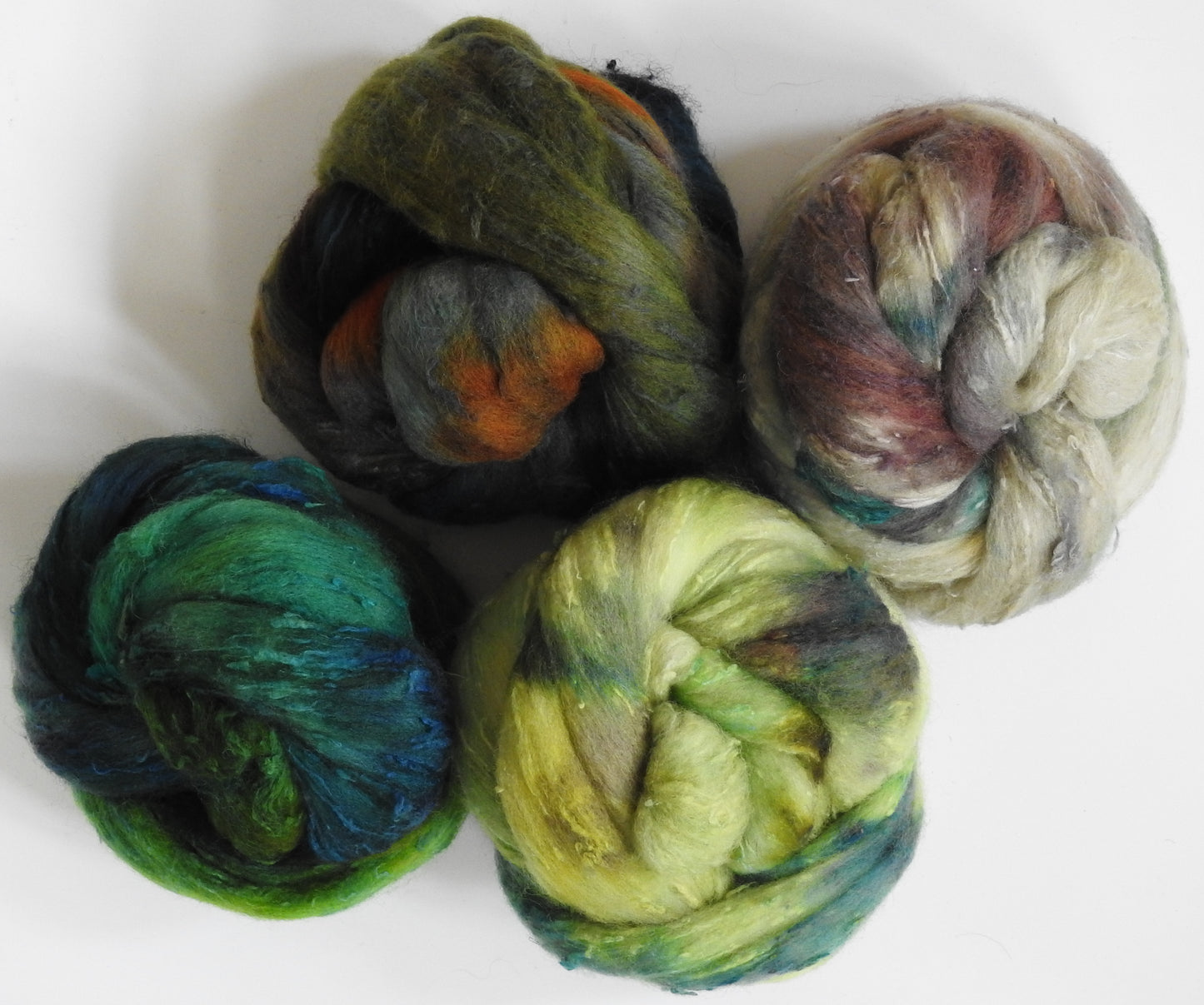 Potting Shed - Gradient Set - 25 micron Merino/ Silk Slubs (70/30)