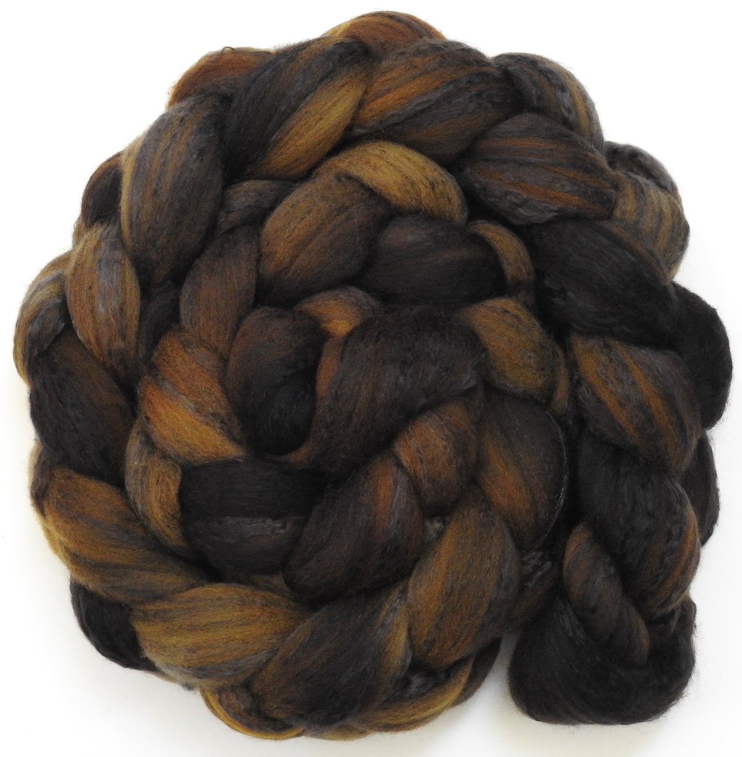 Raw Umber (5.5 oz) - Organic Polwarth / Mulberry silk (80/20)