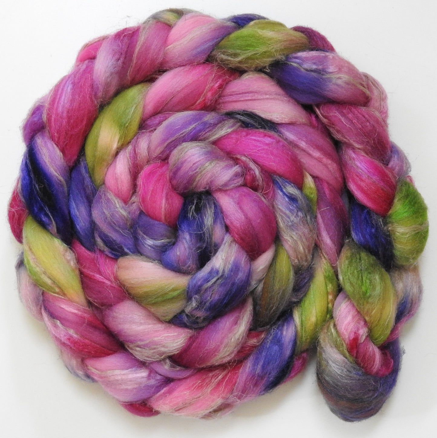 Camellias (6.6 oz) - Merino/ Tussah Silk/ Natural Flax (50/25/25)
