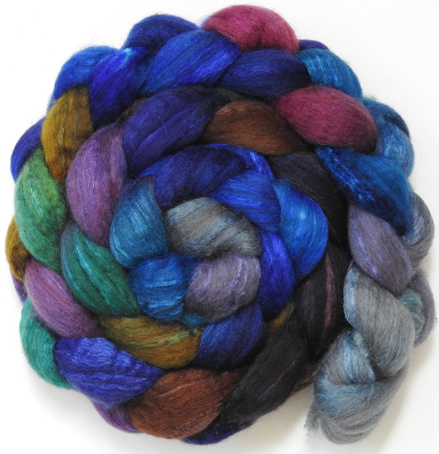 Half Moon Bay (5.5 oz) - Mixed Bfl/tussah silk (85/15)