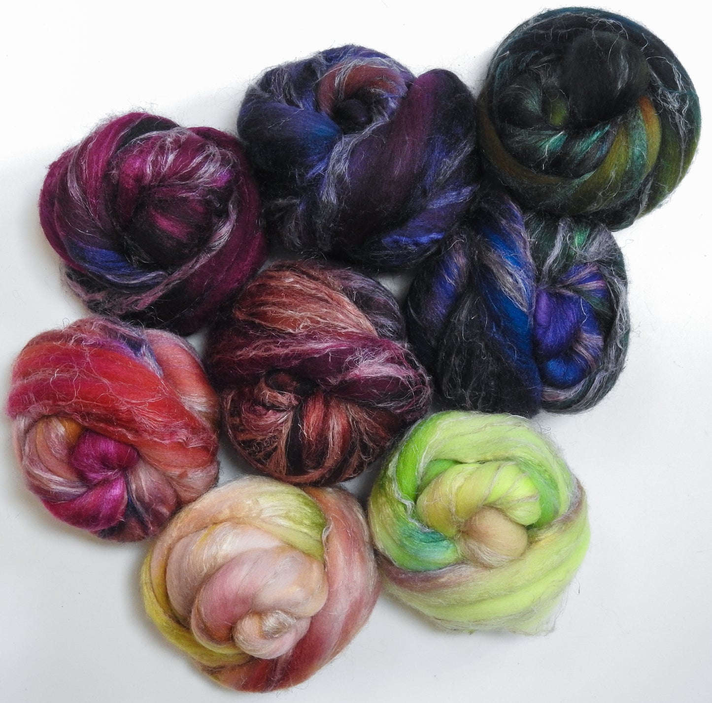 Lenten Roses (11.3 oz) - Merino/ Tussah Silk/ Natural Flax (50/25/25)