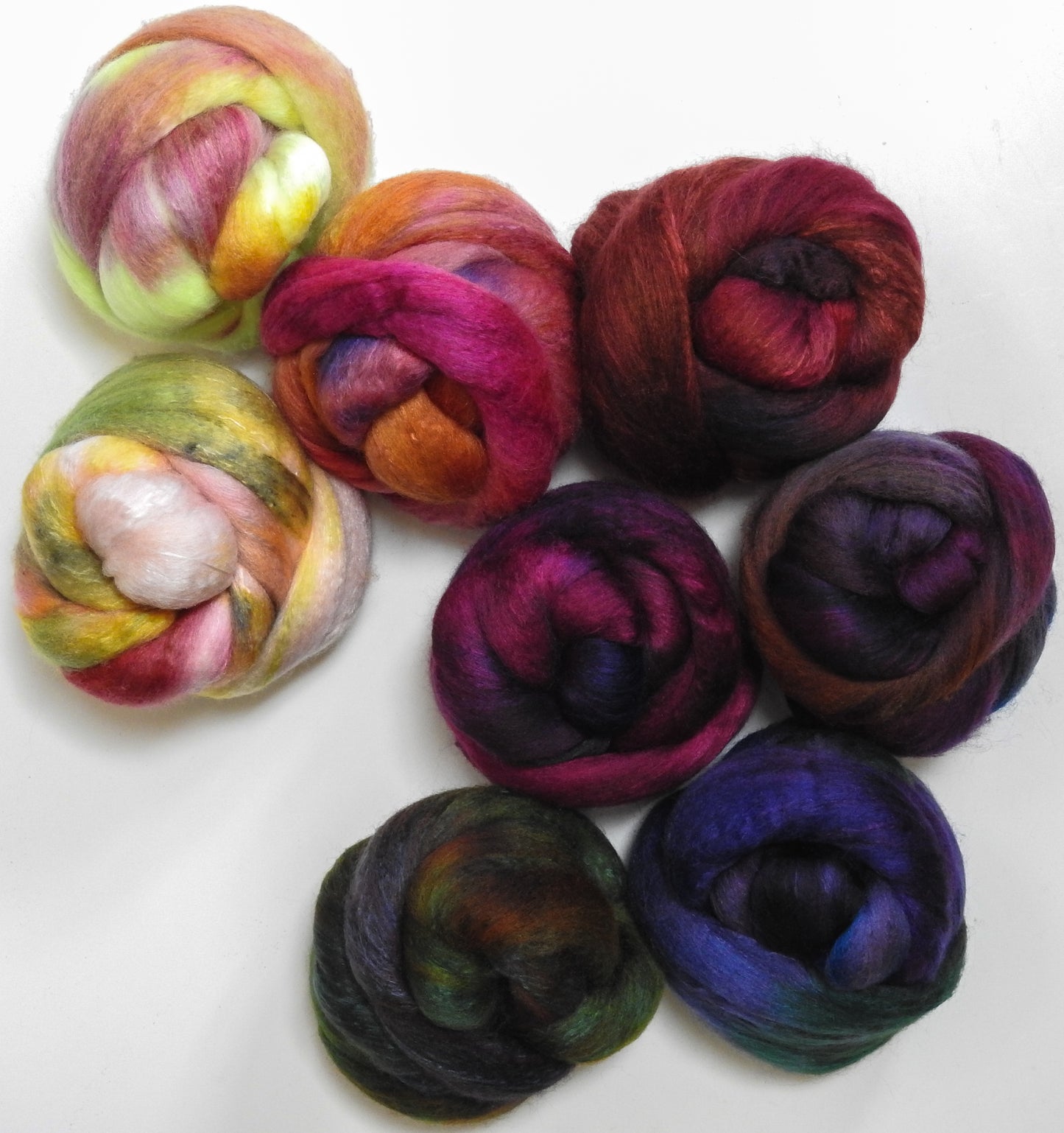 Lenten Roses - Gradient Set - Haunui /mulberry silk (70/30)