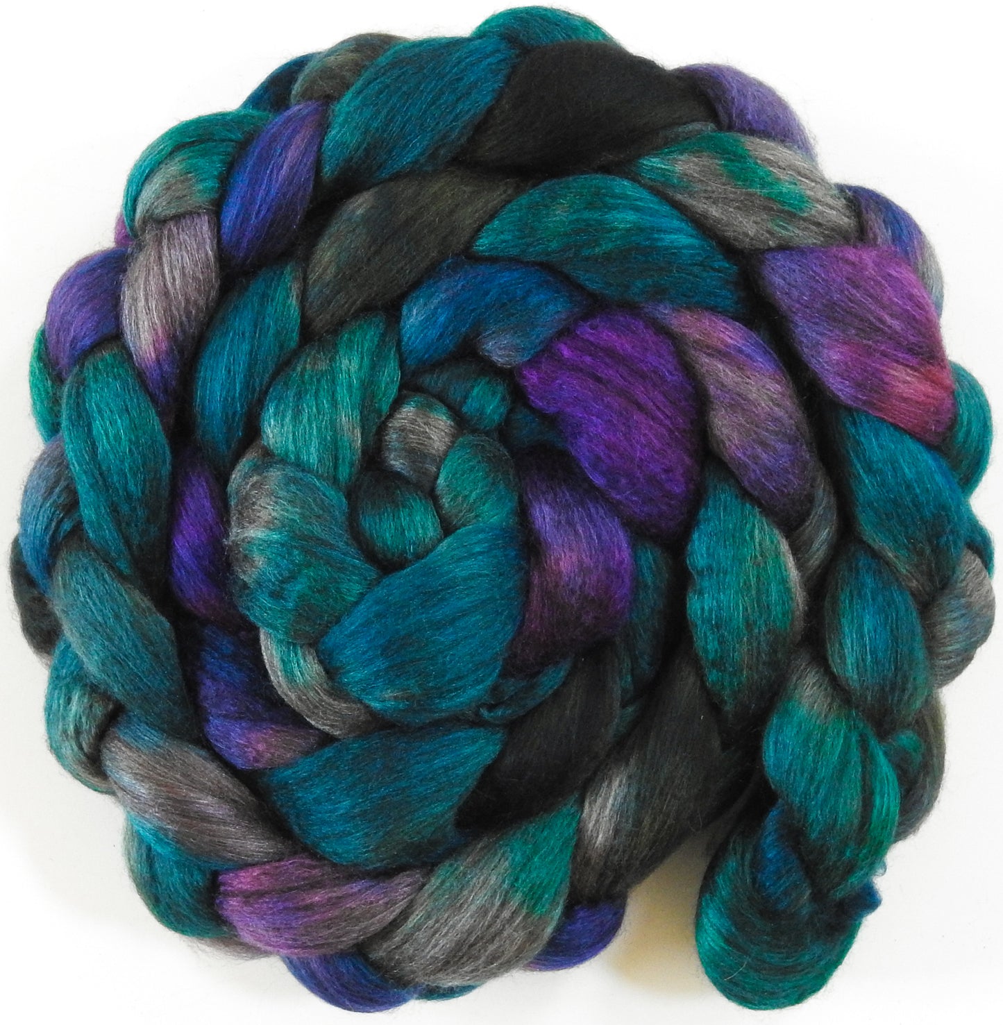 Peacock Ore (5.3 oz)- Charcoal Haunui / Mulberry Silk (70/30)
