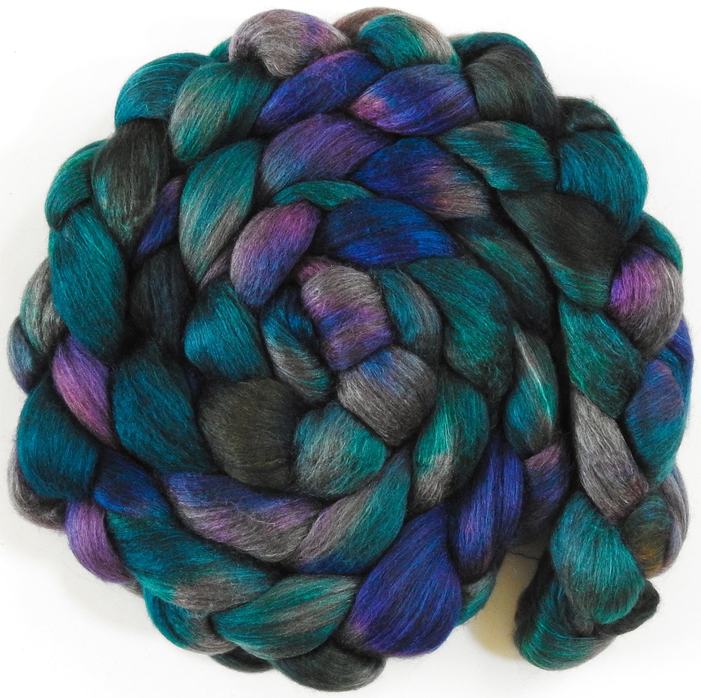 Peacock Ore (5.3 oz)- Charcoal Haunui / Mulberry Silk (70/30)