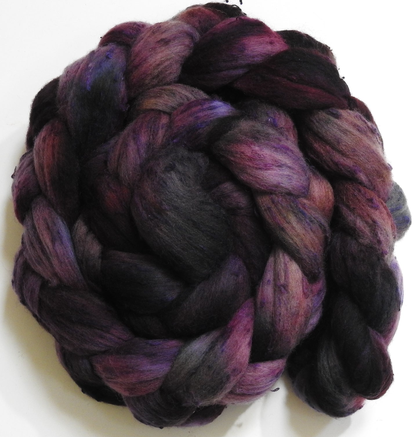 Elderberry Wine (5.7 oz) - 25 micron Merino/ Silk Slubs (70/30)