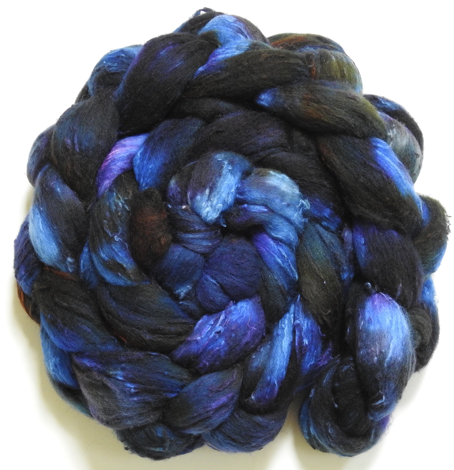 Moonlight Sonata (5.7 oz) - 25 micron Merino/ Silk Slubs (70/30)
