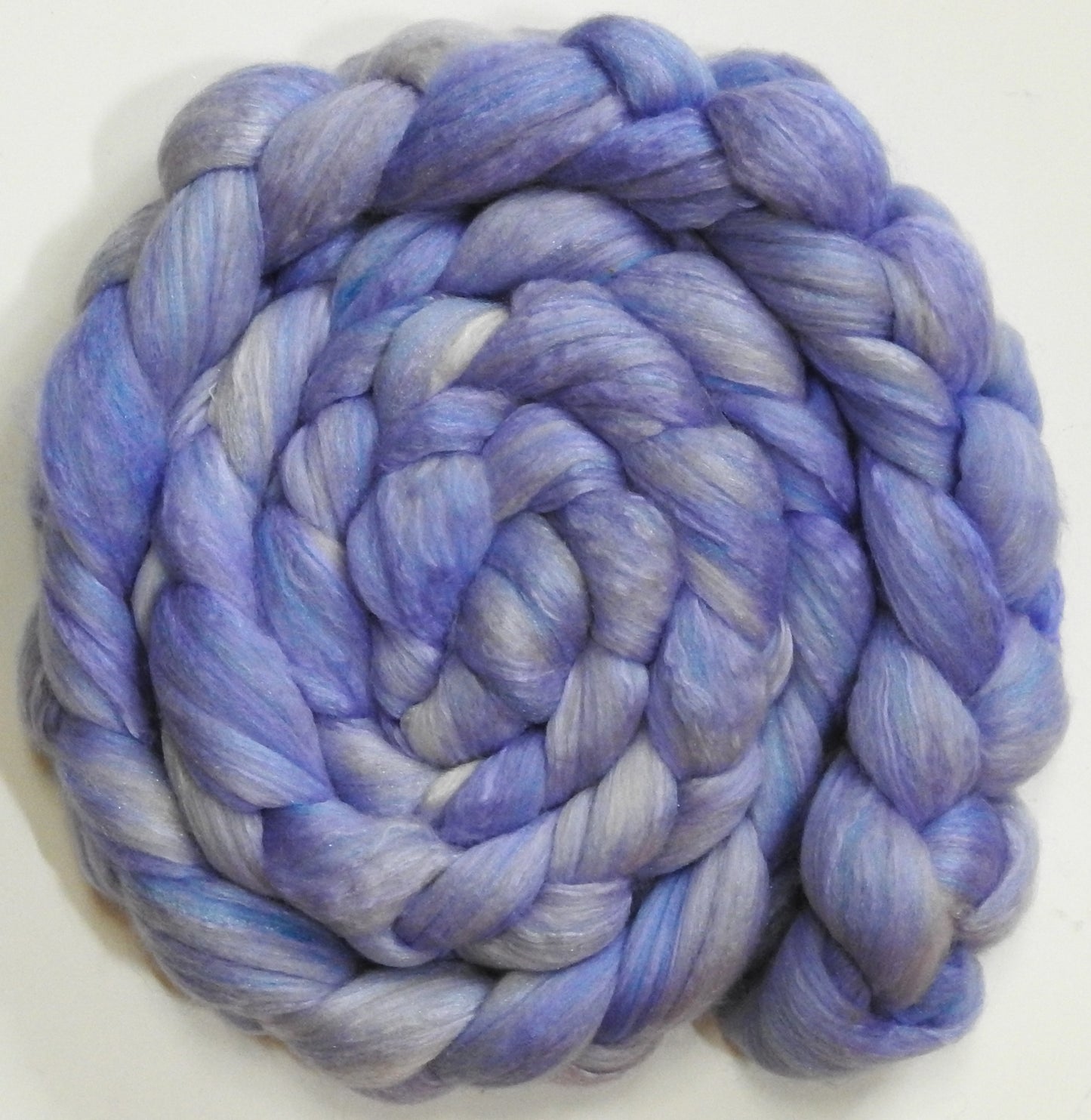 Nigella (5.5 oz) - Batt in a Braid #5 - Merino/ Camel/ silk/ faux cashmere/ firestar (25/25/25/13/12)