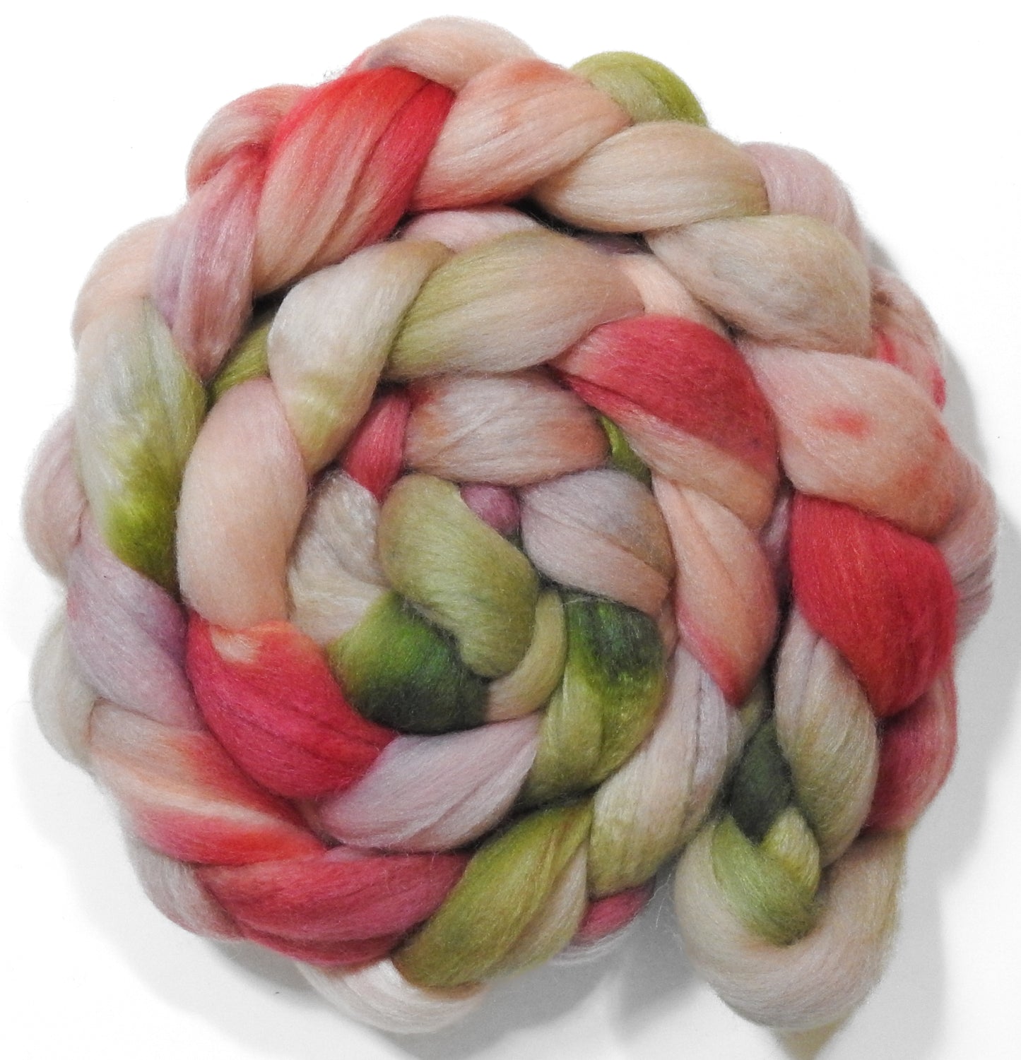 Watermelon Tourmaline (5.9 oz) - Polwarth / Tussah silk (85/15)
