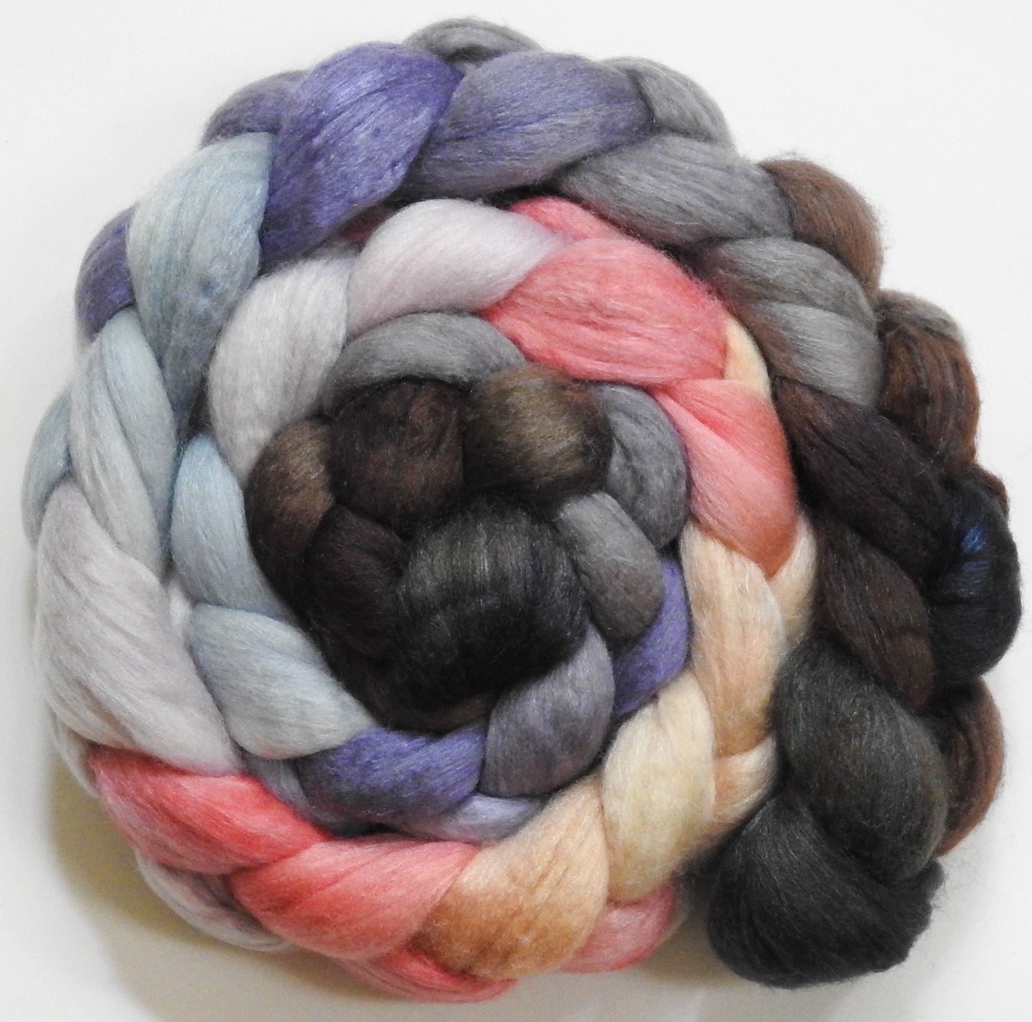 Coastline (5.7 oz) - Batt in a Braid #62 (Polwarth/ CASHMERE/ silk -50/25/25)