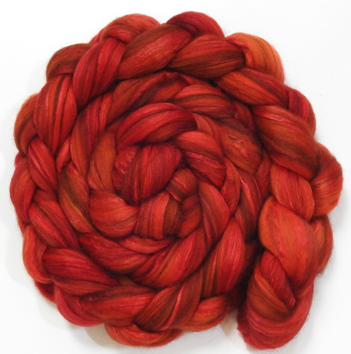 Tomato (5.7 oz) - 18.5 mic merino/ camel/ brown alpaca/ mulberry silk/ (40/20/20/20)