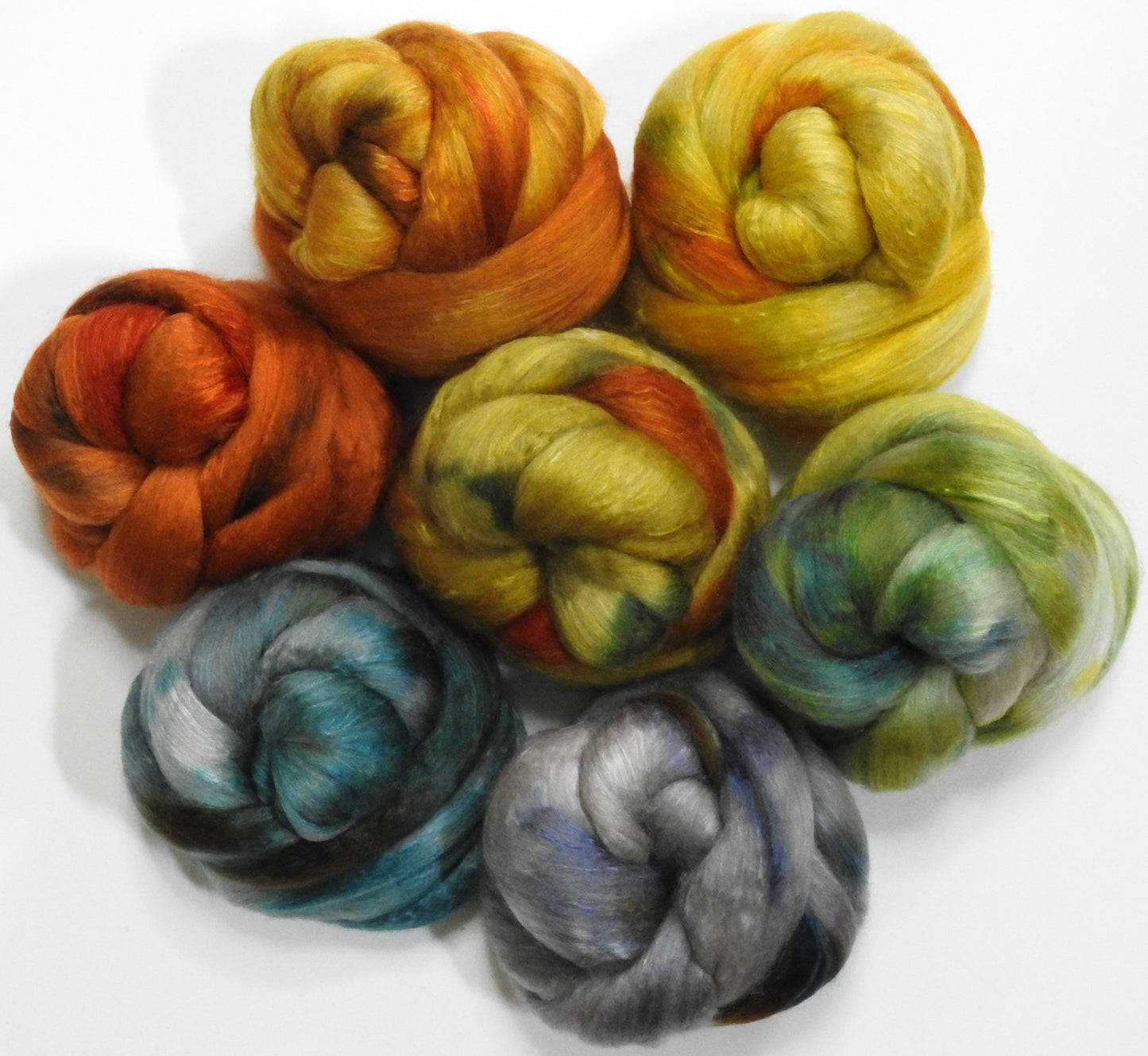 Gourds - Dyed Gradient Set - (9.3 oz.) - Oatmeal Haunui/mulberry silk ( 70/30)(20.8 mic)