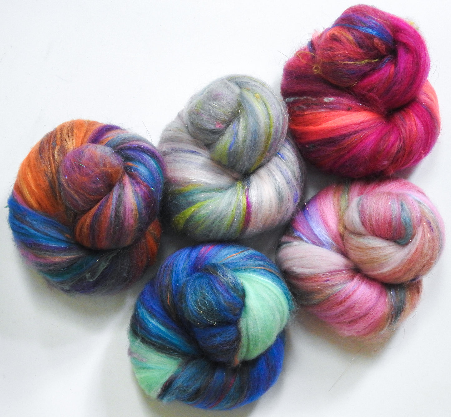 St. George's Day (4.3 oz) -Sparkle Sticklebatts - Corriedale X fleece, merino, CAMEL, silk, silk noil, ANGELINA