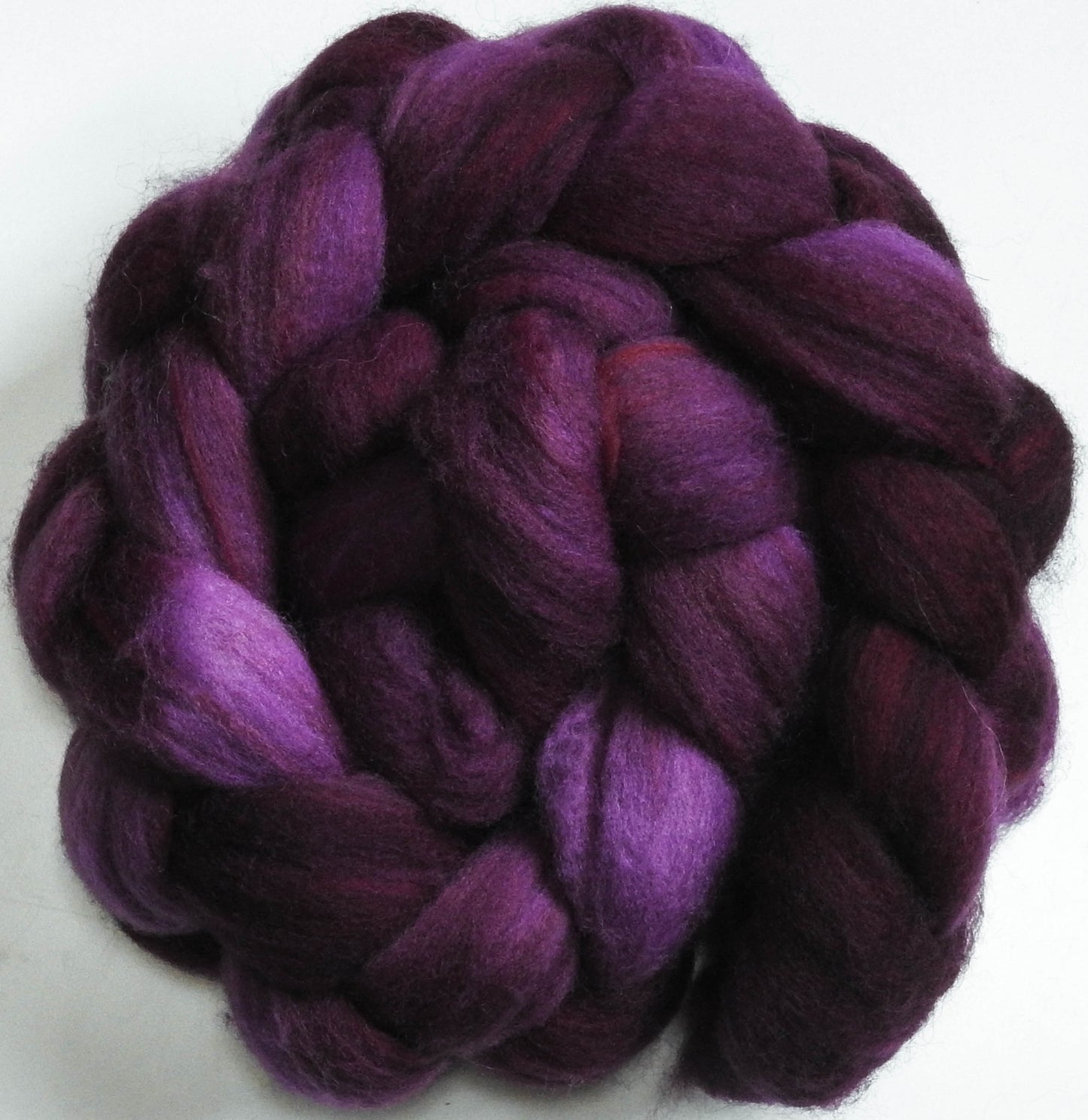 Jelly Lover - Batt in a Braid #60- Southdown/ Bfl/ Bio-nylon (50/25/25)