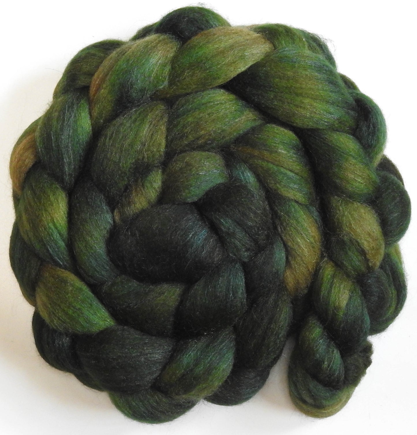 Scallion - 5.4 oz- Polwarth/ Llama/ Tussah (50/30/20)