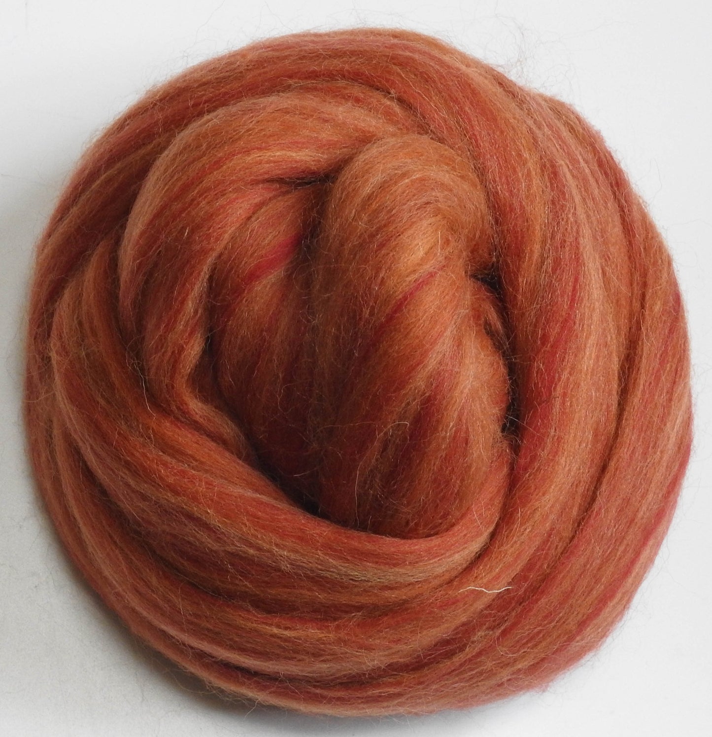 Dusty Brick - Mill-Blended Top - Shetland/Bio-Nylon (75/25)