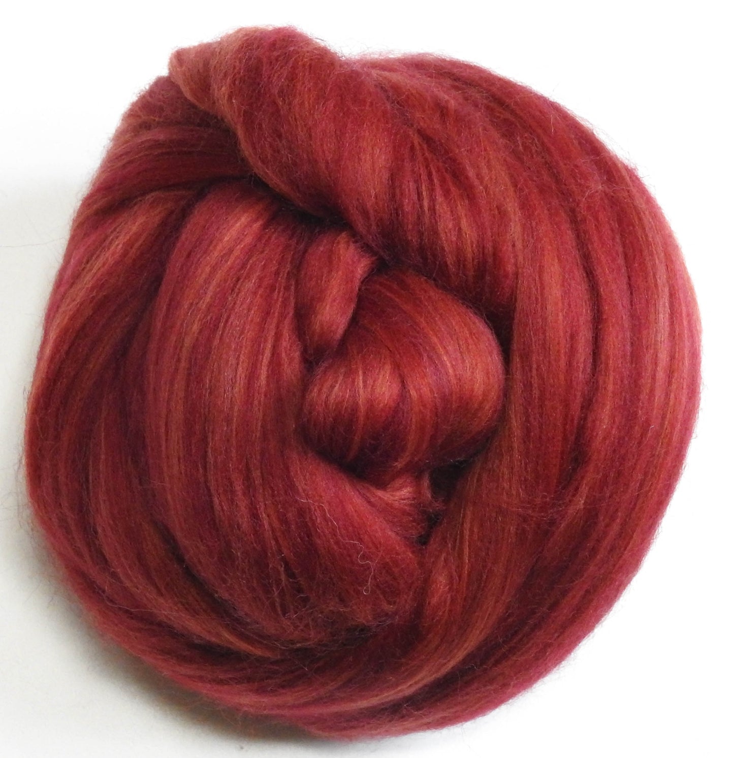 Rosewood Red - Mill-Blended Top - Merino/Shetland/Bio-Nylon (50/25/25)