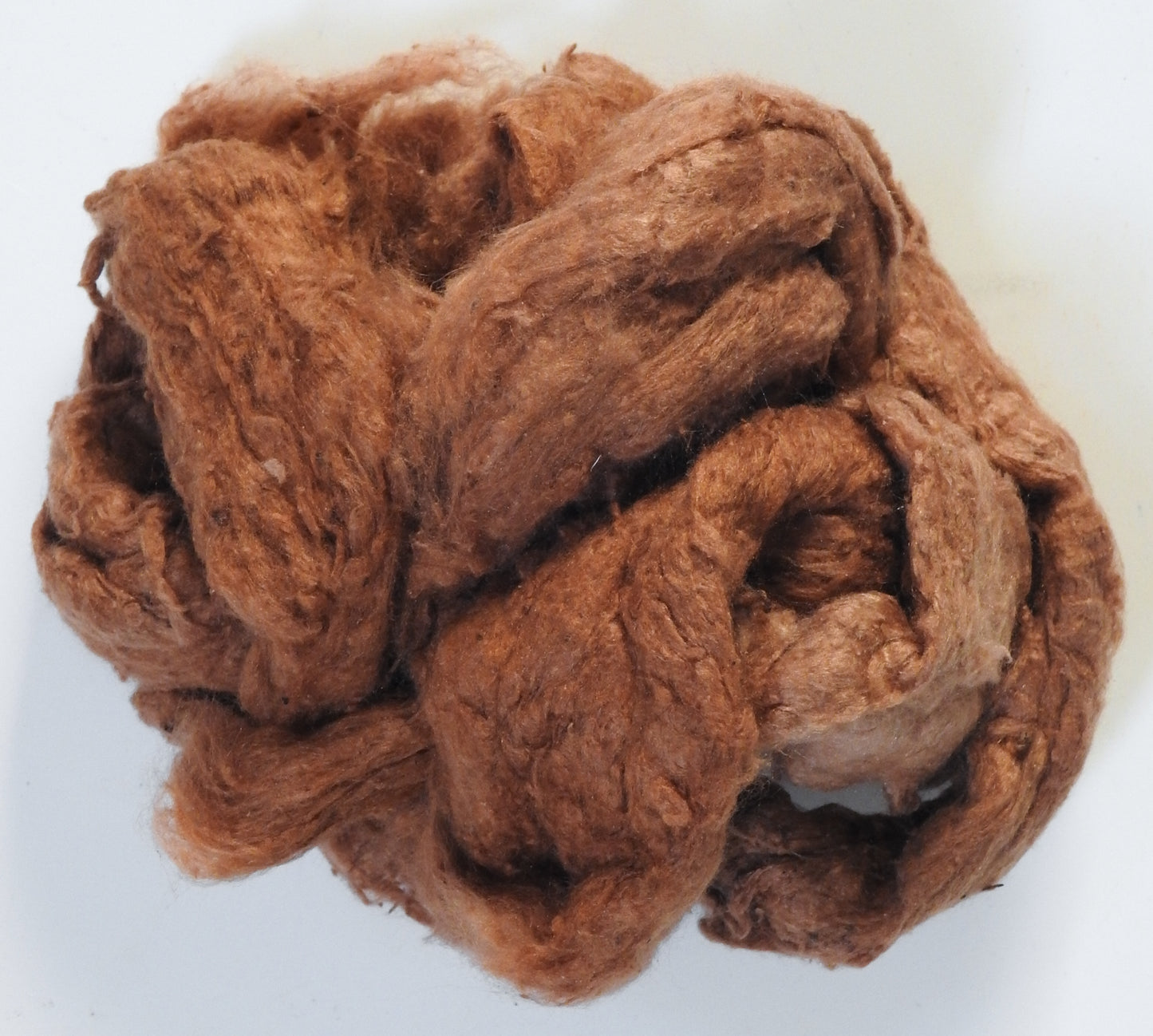 Tussah Silk Noil- Timber Brown (.5 oz)