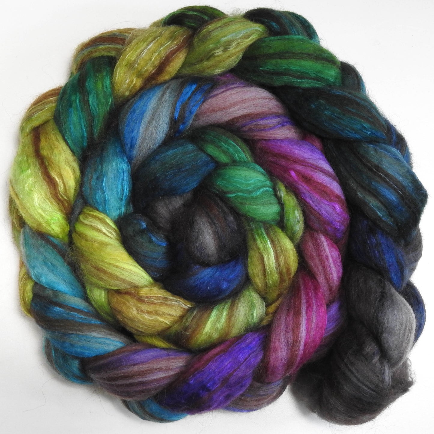 Aurora Borealis - 18.5 mic merino/ camel/ brown alpaca/ mulberry silk/ (40/20/20/20)
