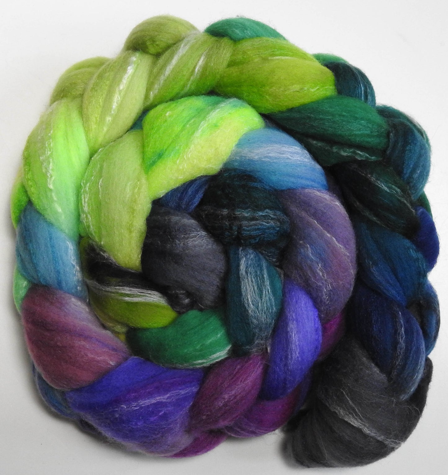 Aurora Borealis (5.7 oz)- Targhee/silk/ bamboo (80/10/10)