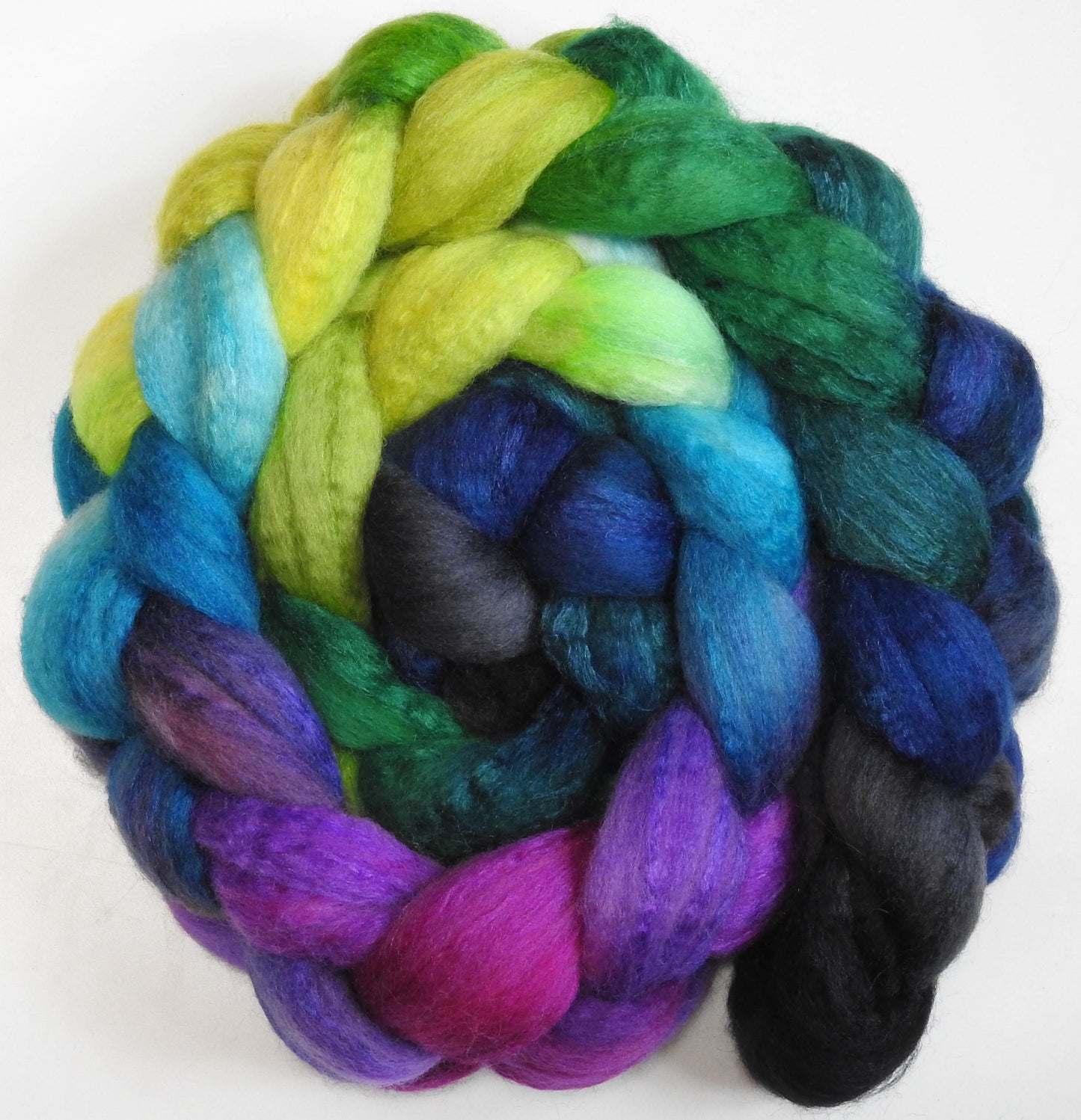 Aurora Borealis (5.8 oz) - Blue-faced Leicester/ Tussah Silk (75/25)