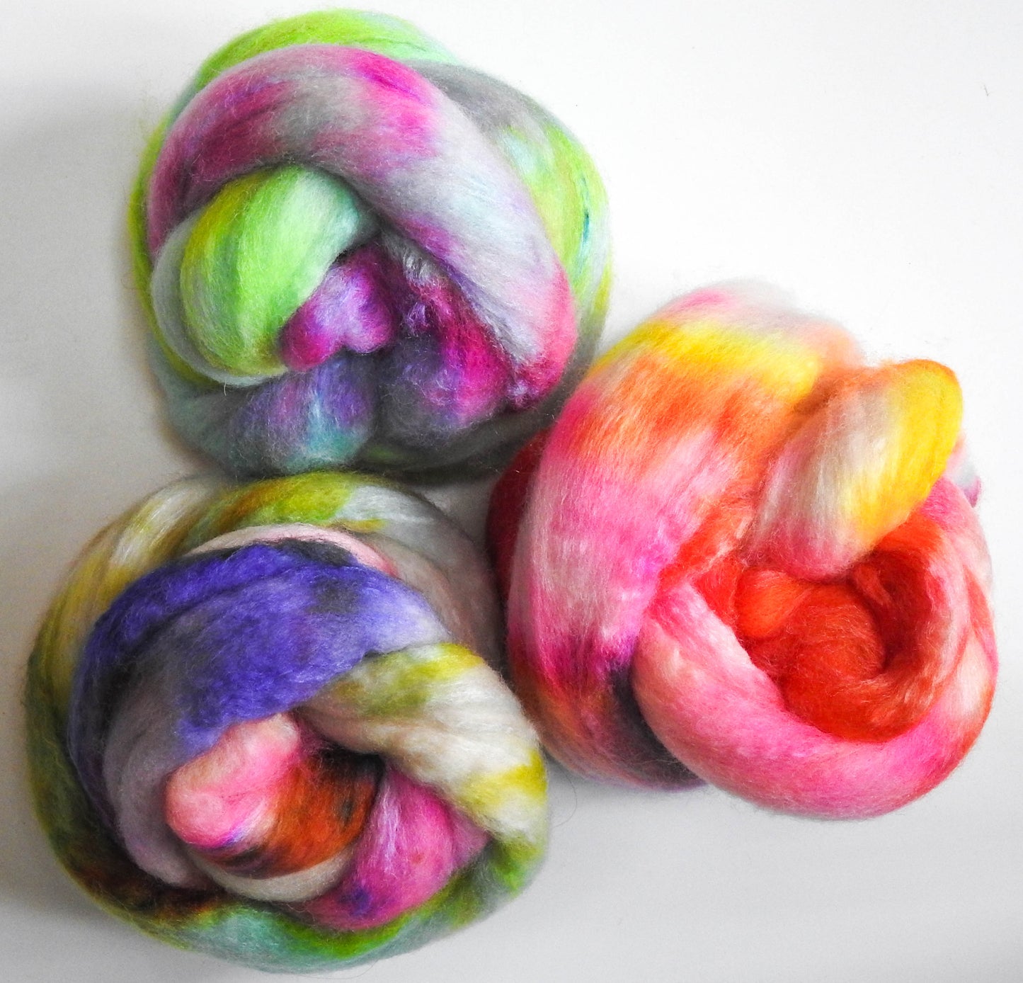 Dreamy- Gradient Braid Set -(5.9 oz).-BFL/tussah silk (75/25)