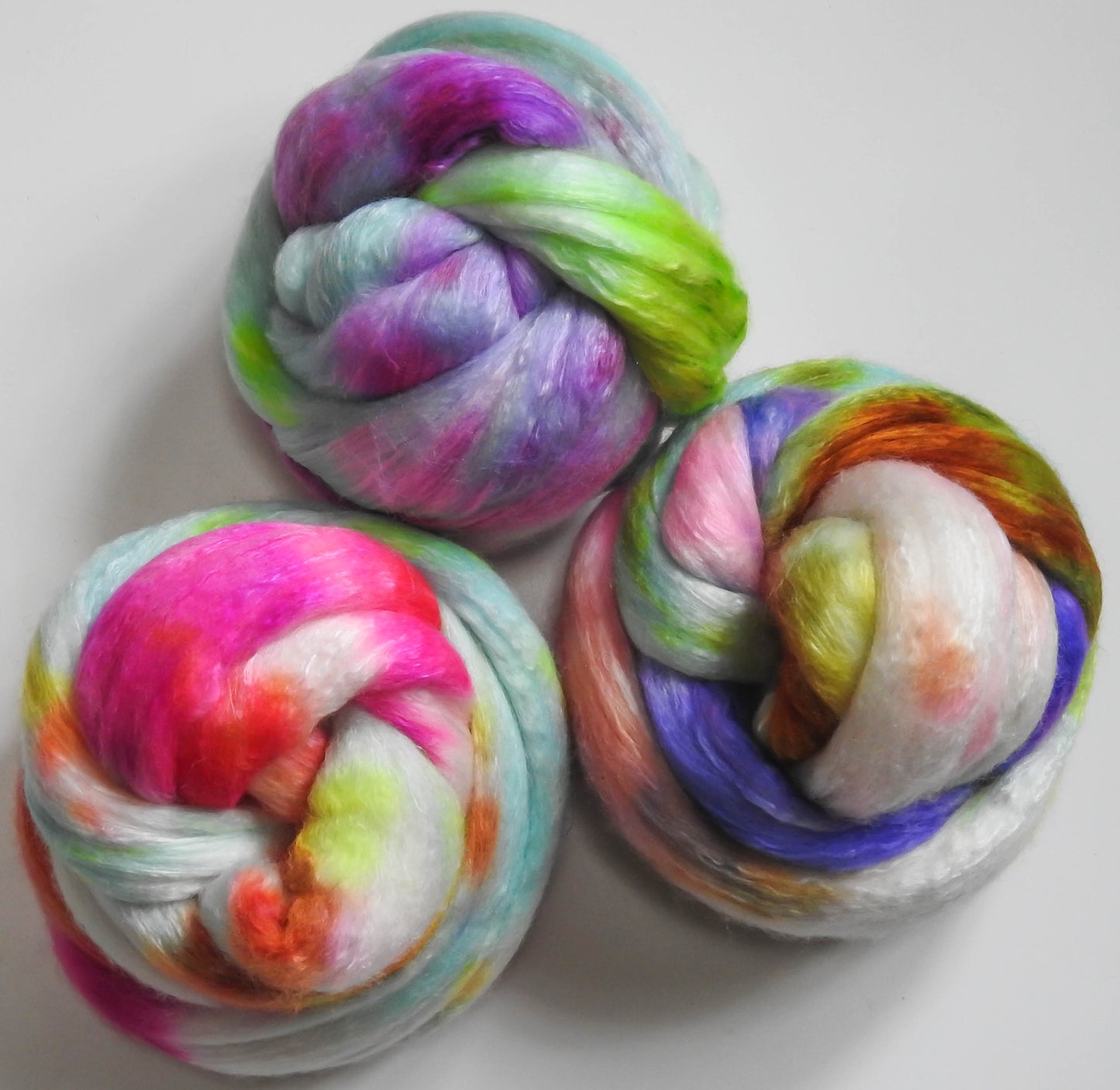 Dreamy- Gradient Braid Set -(5.7 oz).-Merino/ Mulberry silk (60/40)