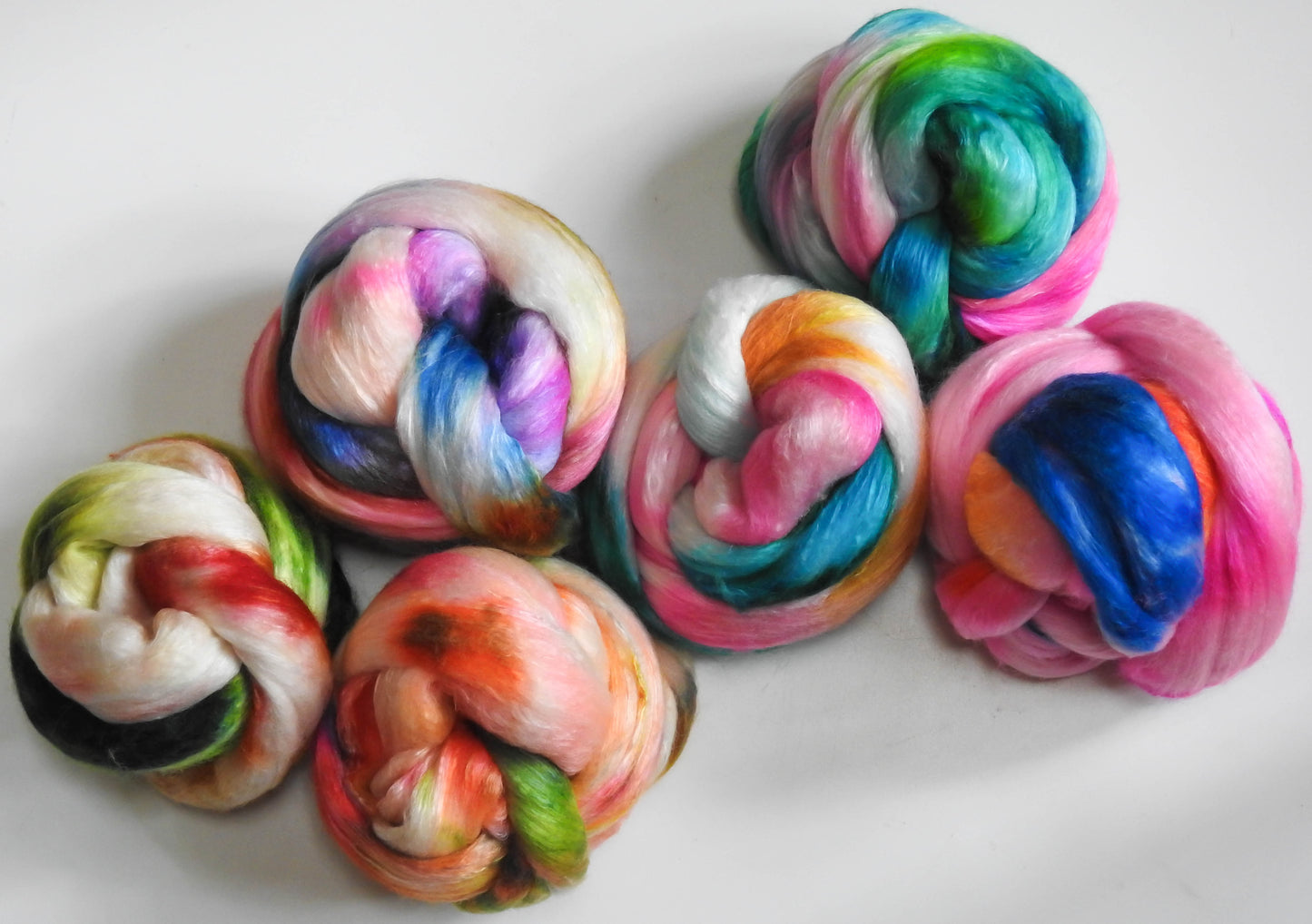 Barbie Land- Gradient Braid Set -(8.5 oz).-Merino/Mulberry Silk (60/40)