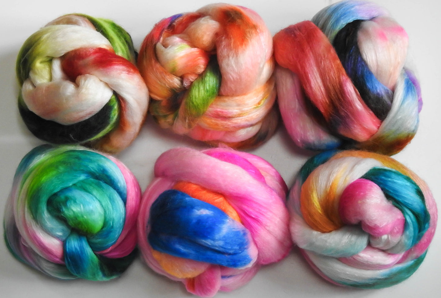 Barbie Land- Gradient Braid Set -(8.5 oz).-Merino/Mulberry Silk (60/40)