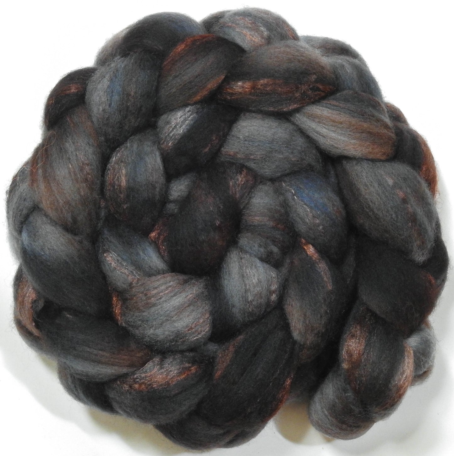 Soot (5.6 oz) - Polwarth / Tussah silk (85/15)