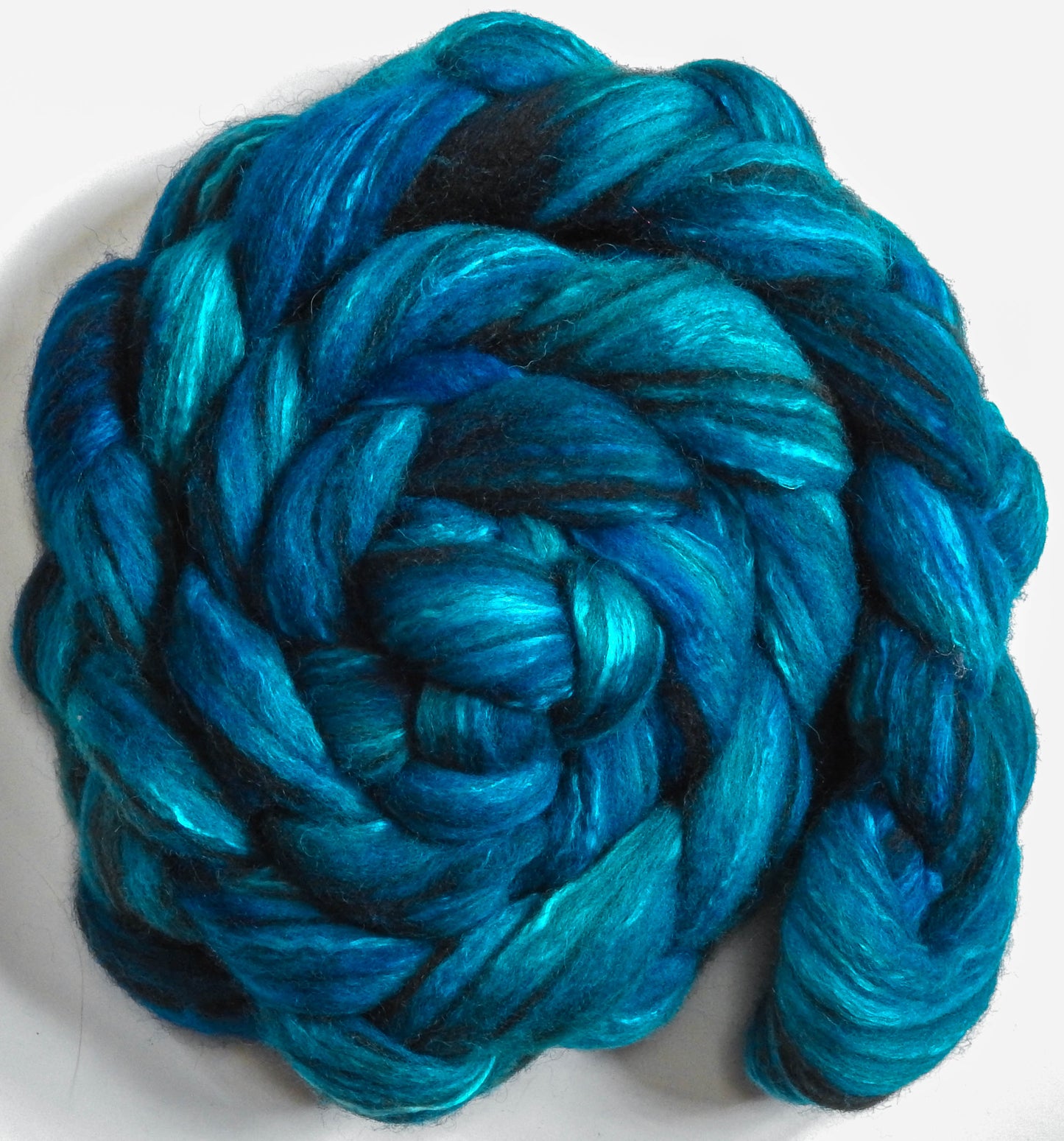 Azure (5.6 oz) - Humbug Shetland/ Mulberry Silk (75/25)