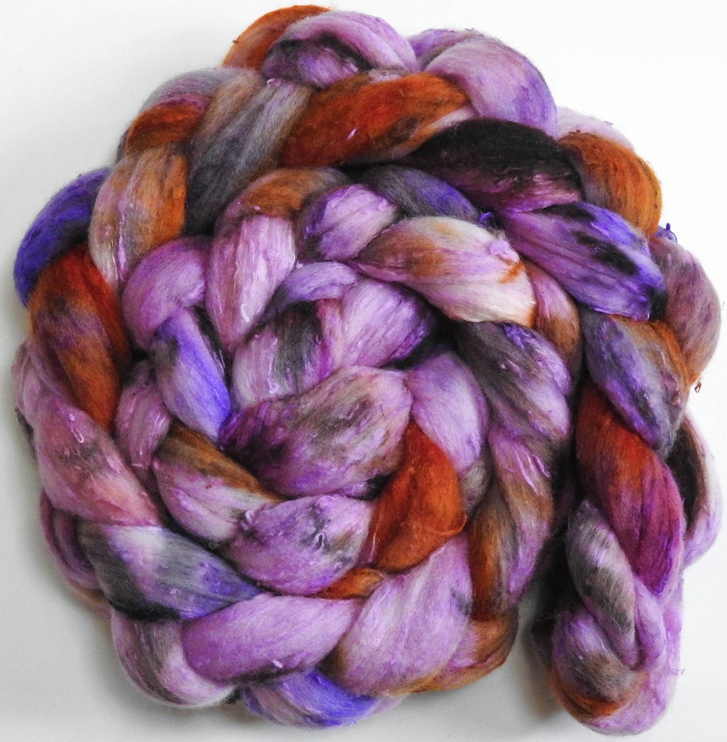 Autumn Crocus (5.8 oz) - 25 micron Merino/ Silk Slubs (70/30)