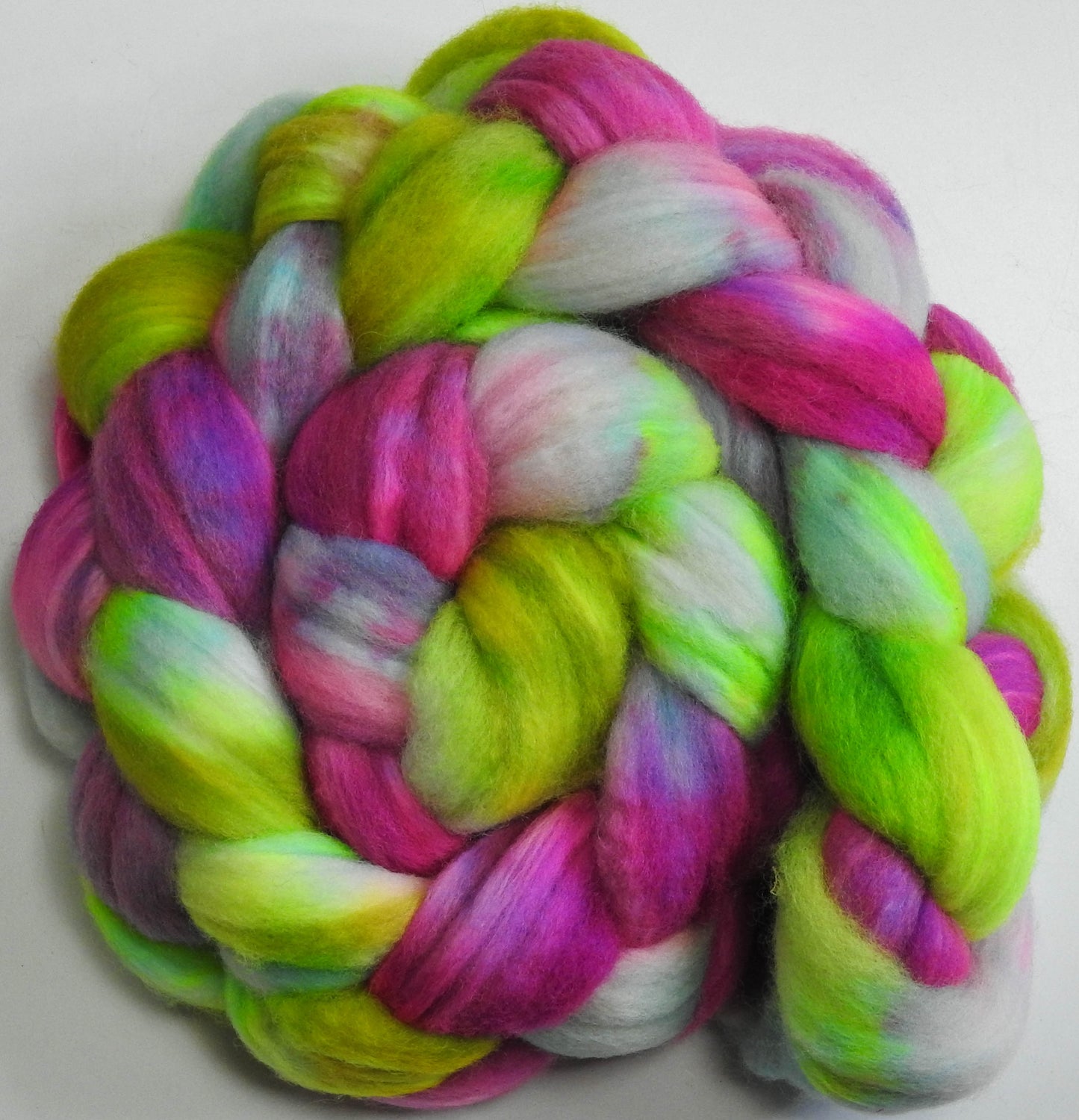 Roller Blades (5.9 oz) - Batt in a Braid #60- Southdown/ Bfl/ Bio-nylon (50/25/25)