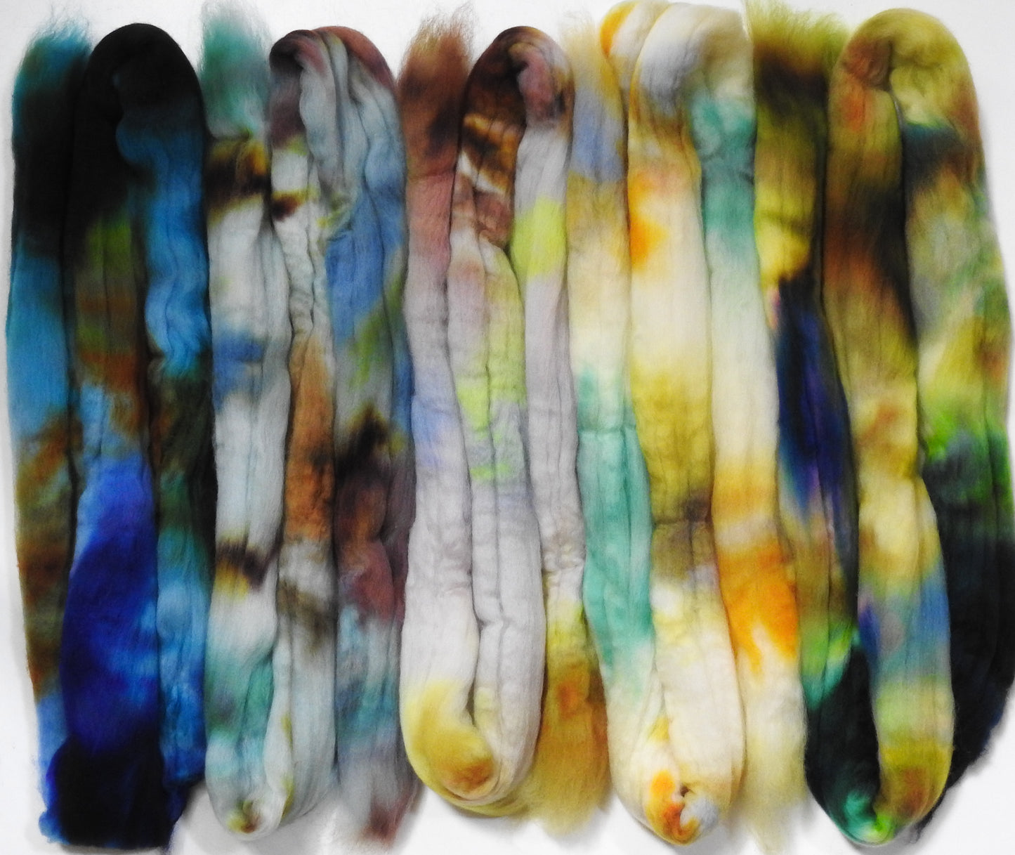 Lightning Bug - Dyed Patchwork Set (7.2 oz) - Polwarth