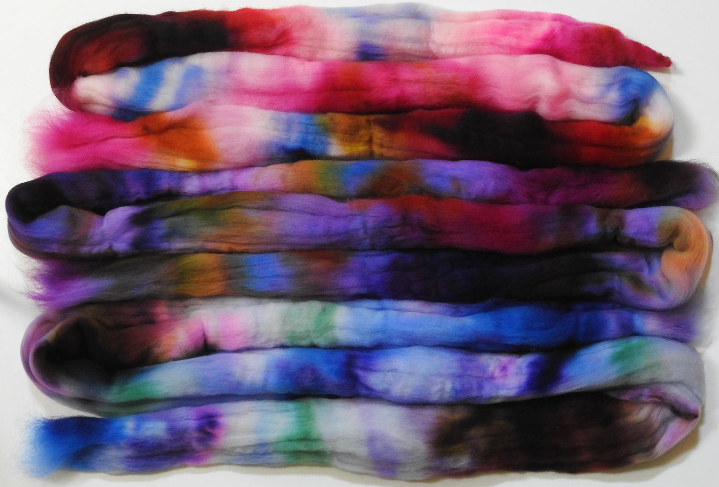 Out of Office - Dyed Patchwork Set (4.3 oz) - Mongolian Wool (18 mic)