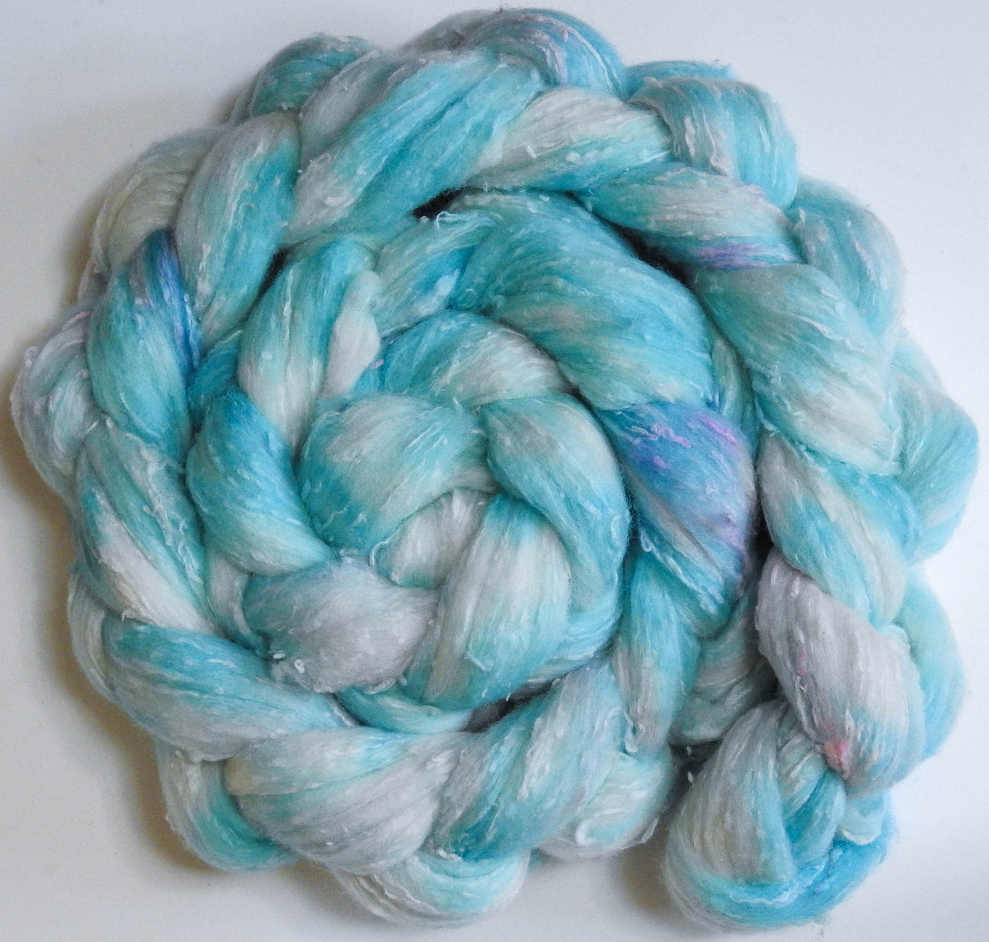 Ice - 25 micron Merino/ Silk Slubs (70/30)