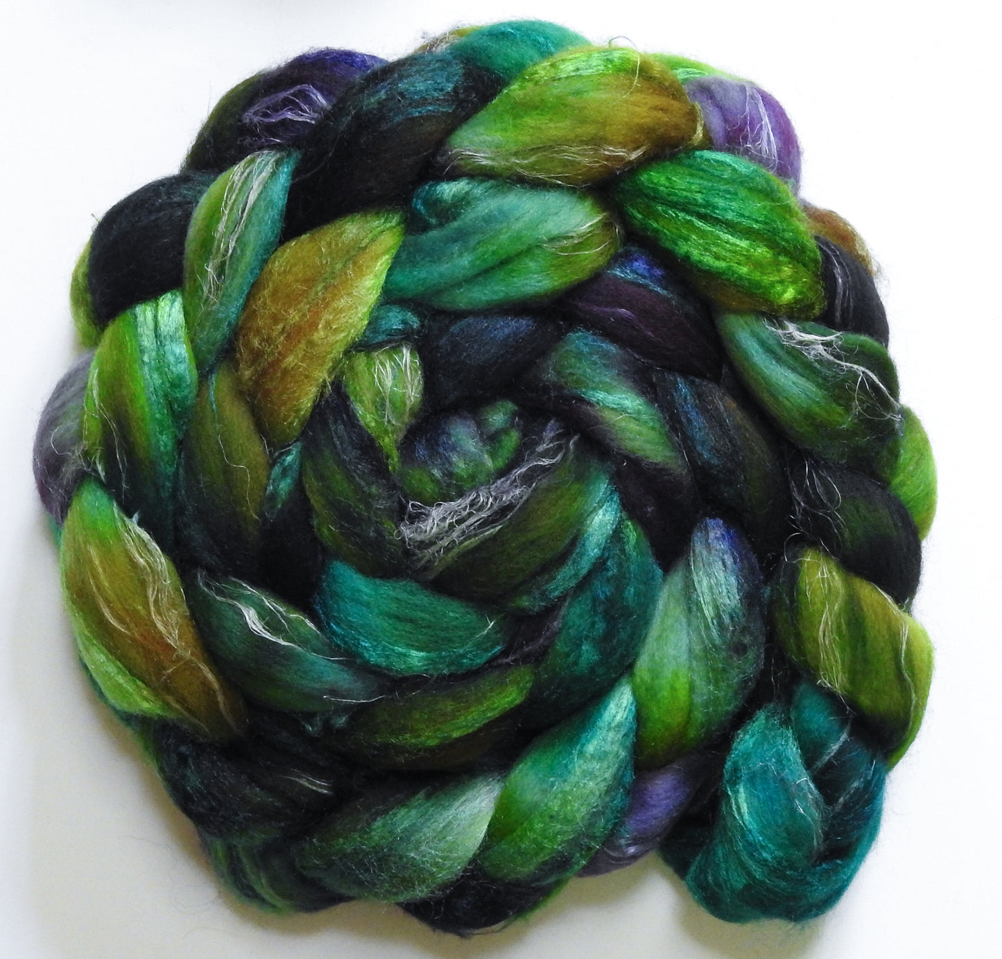 Touch Grass (5.9 oz) - Merino/ Tussah Silk/ Natural Flax (50/25/25)