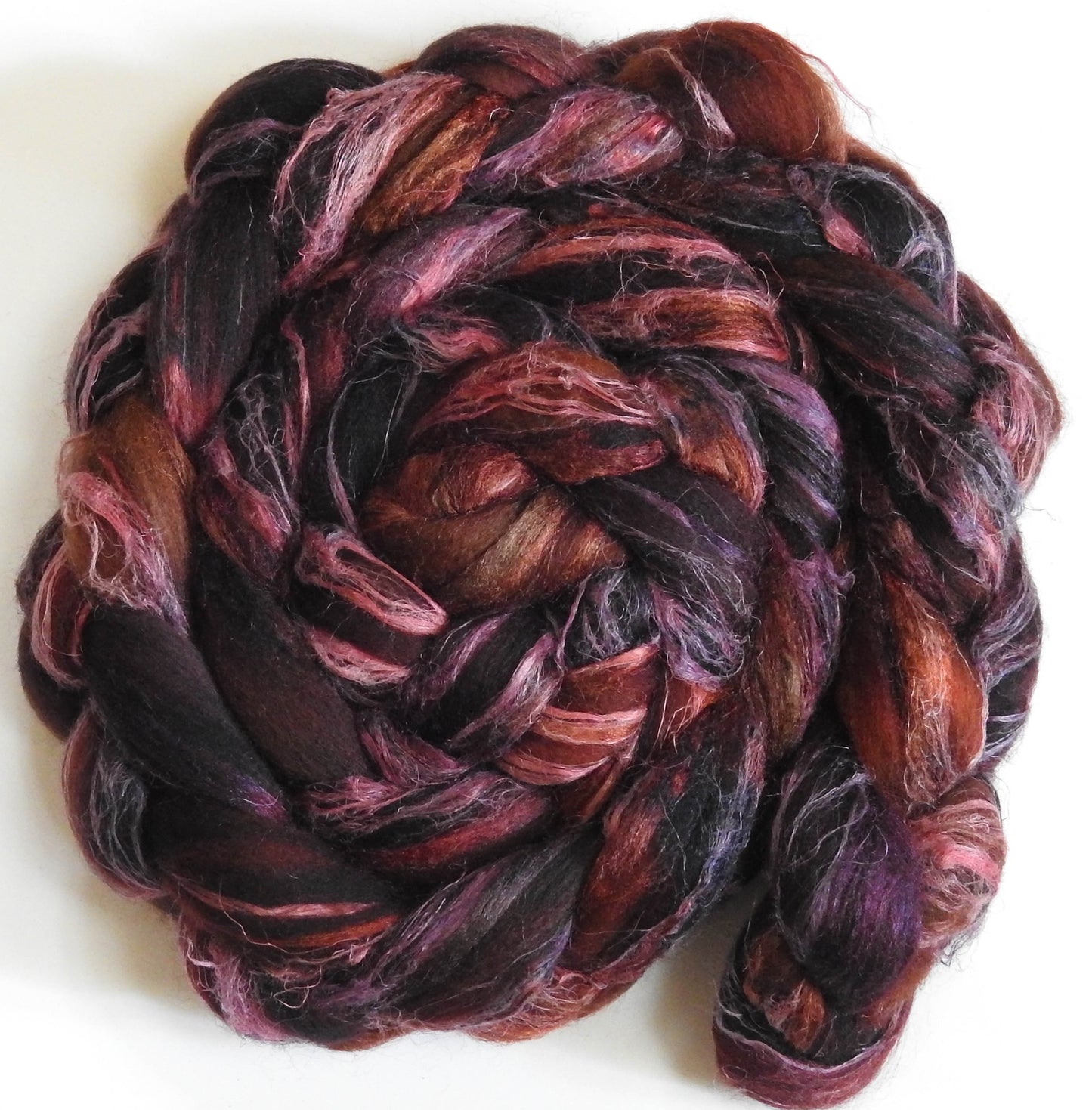Padauk (5.9 oz) - Merino/ Tussah Silk/ Natural Flax (50/25/25)
