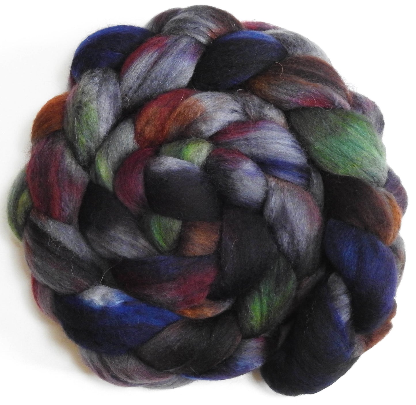 Banksy -(5.2 oz) -Batt in a Braid #63 (Cormo/ CAMEL/ silk -60/20/20)