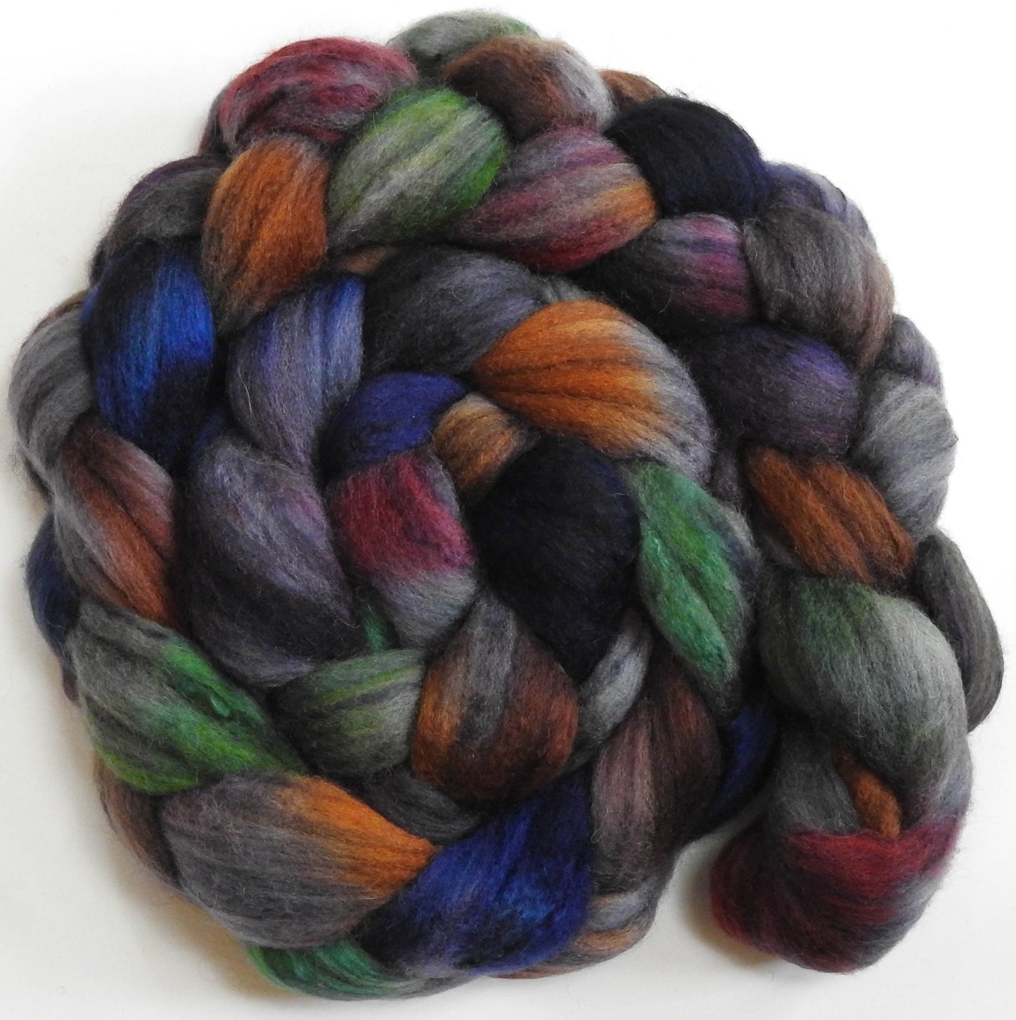 Banksy -(5.2 oz) -Batt in a Braid #63 (Cormo/ CAMEL/ silk -60/20/20)