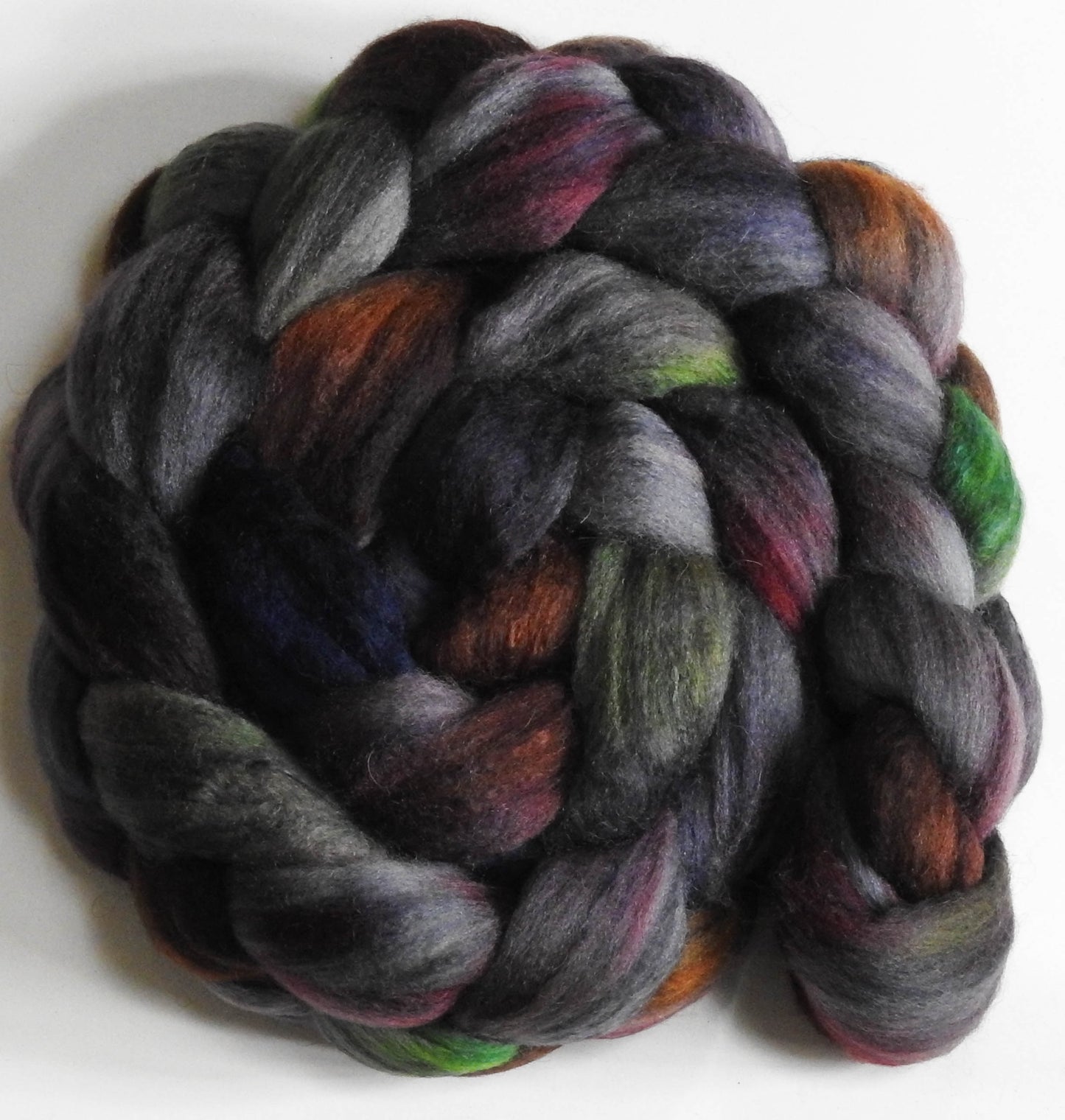 Banksy -(5.2 oz) -Batt in a Braid #63 (Cormo/ CAMEL/ silk -60/20/20)