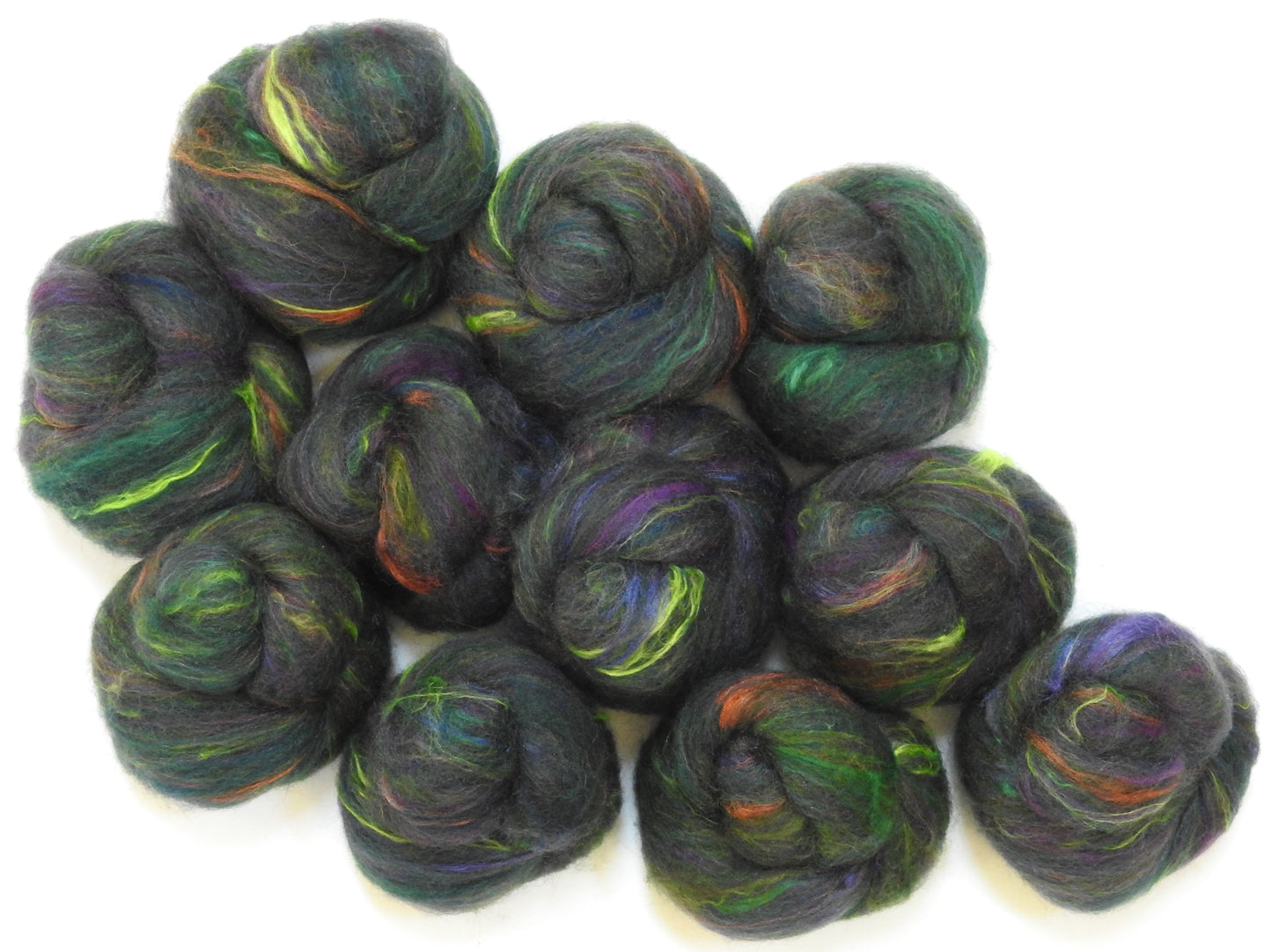 Entish - NON-Sparkle Smooth Sticklebatts (3.5 oz) - Rambouillet/Corriedale X Fleece, merino, YAK, silk