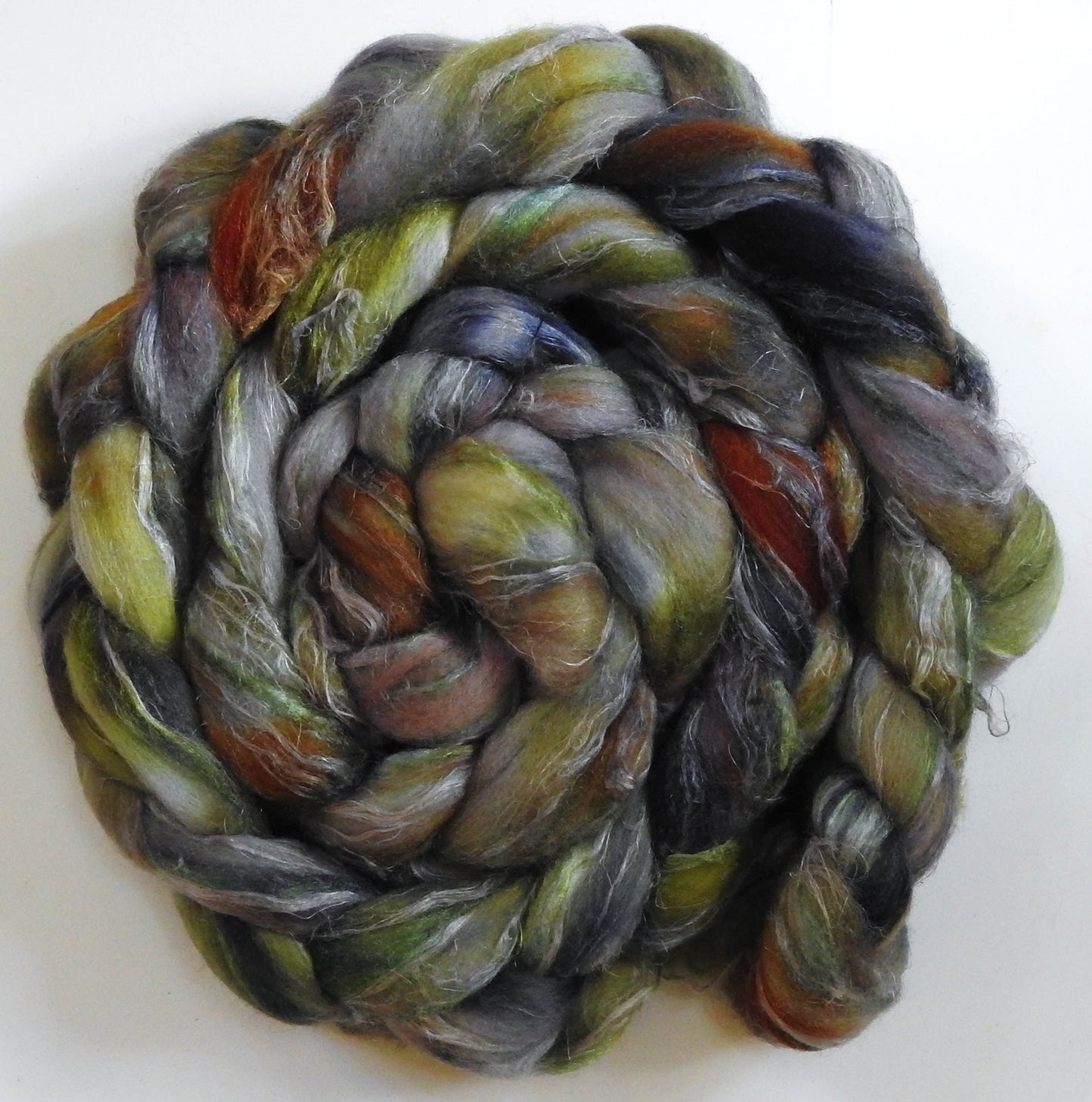 Lichenology (5.8 oz) - Merino/ Tussah Silk/ Natural Flax (50/25/25)