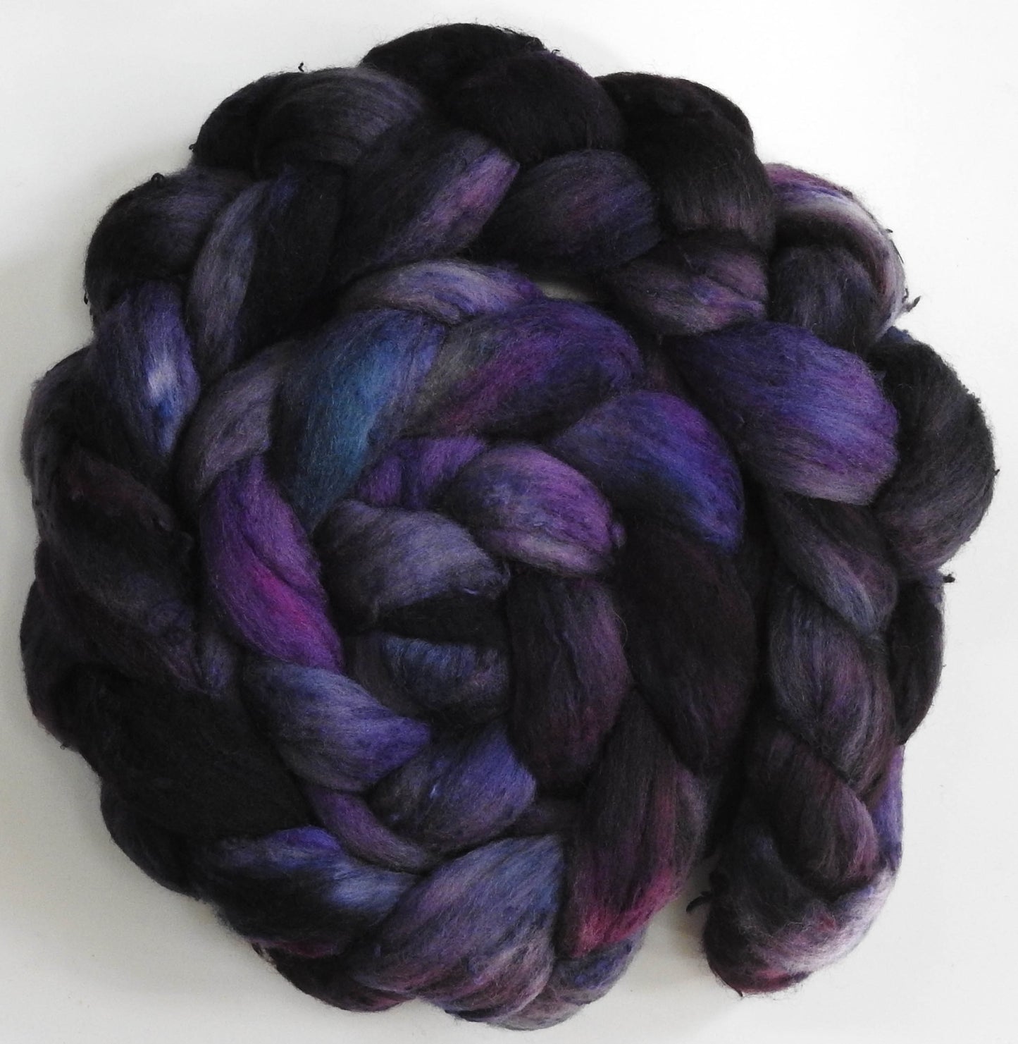 Graphite (5.7 oz) - 25 micron Merino/ Silk Slubs (70/30)